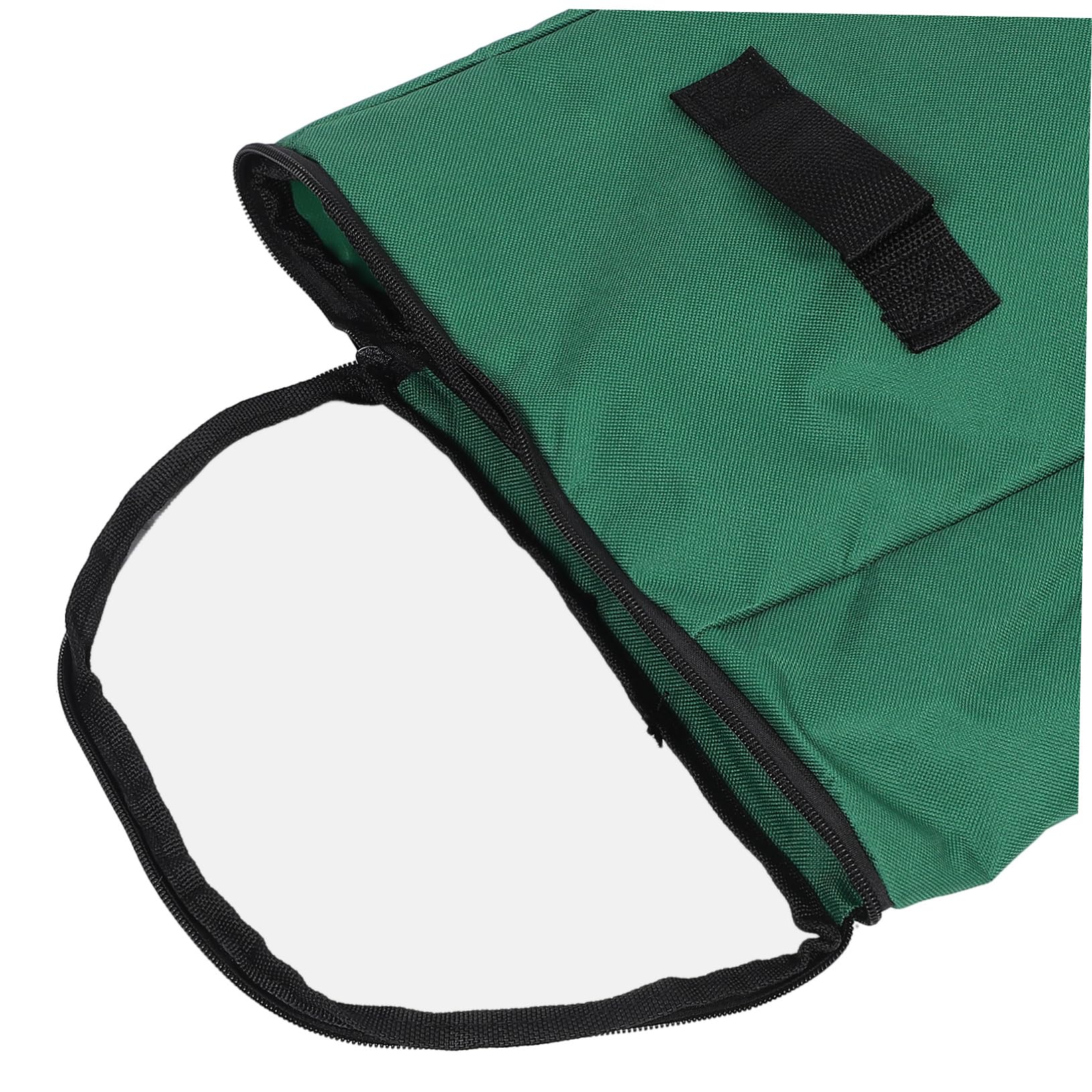 Hoement Langer Geschenkpapier Organizer aus Oxford Stoff Grün Wiederverwendbar Aufbewahrungsbeutel für Verpackungspartys und Weihnachten