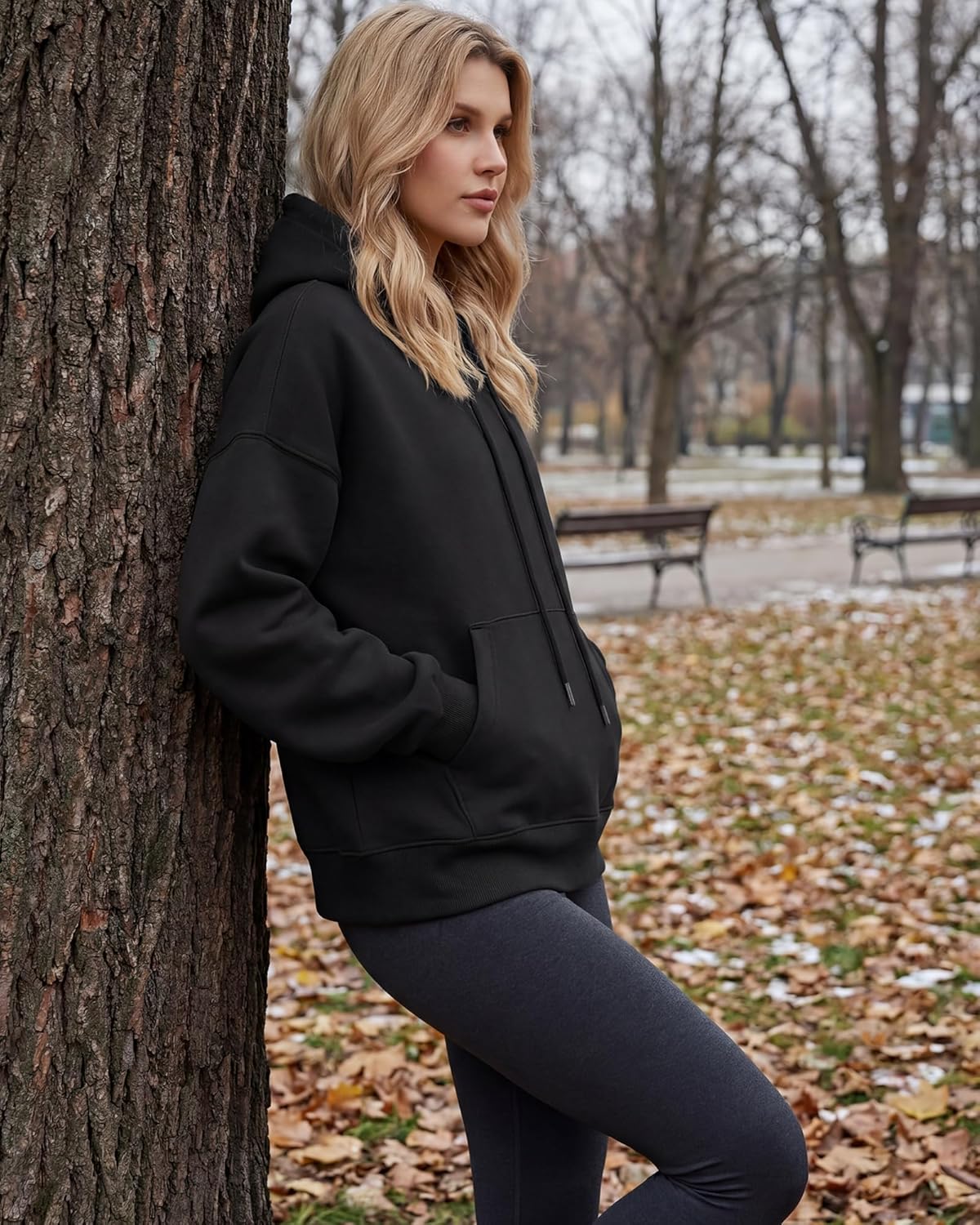 STELLE Womens Oversized Hoodies Fleece Sweatshirts Fall Fashion 2026 Pullover Sweaters Winter Clothes - Image 5