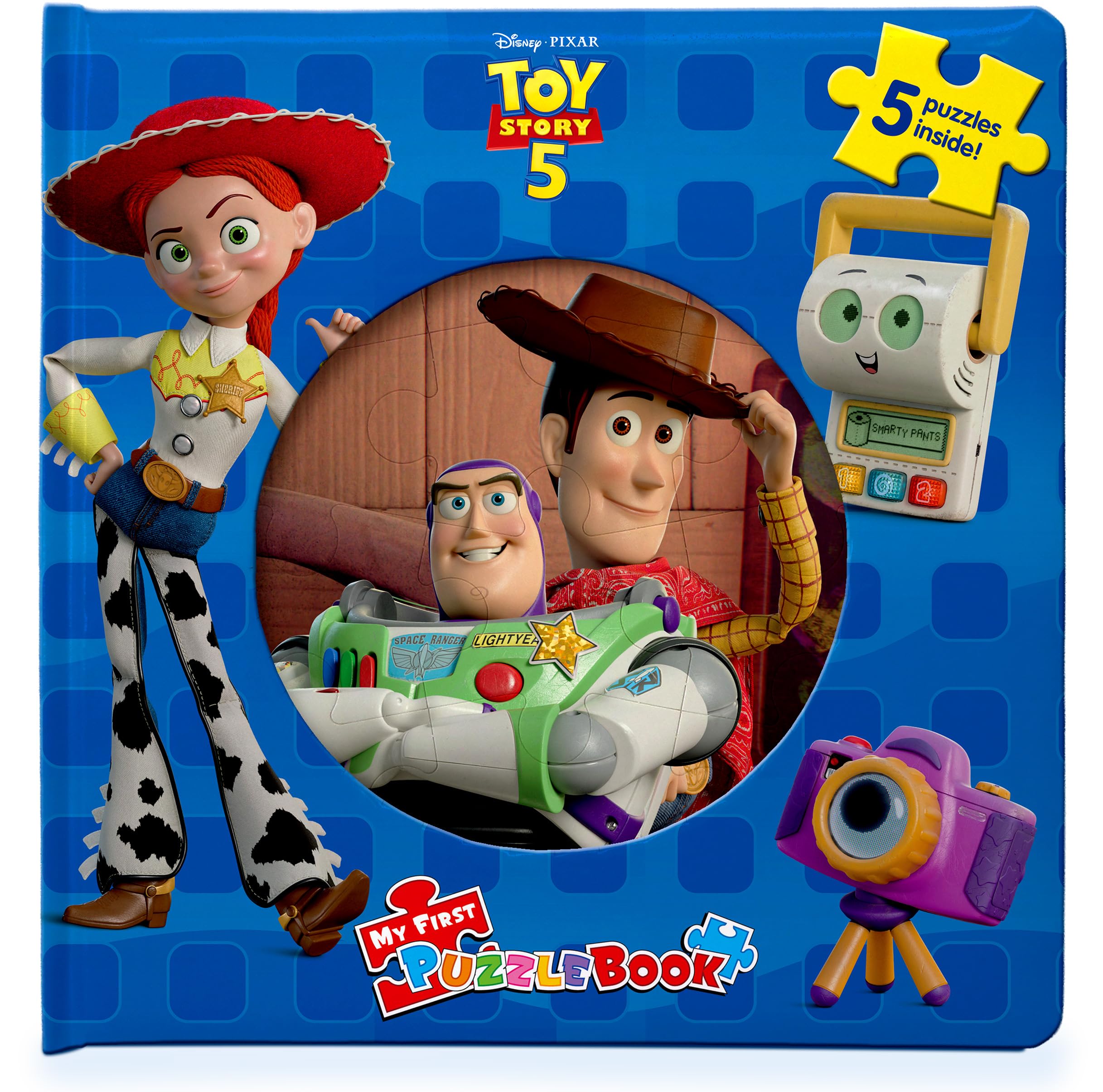 Disney / Pixar Toy Story 5 My First Puzzle Book - Jigsaw Puzzles for kids, 10-page board book, 5 puzzles to enjoy
