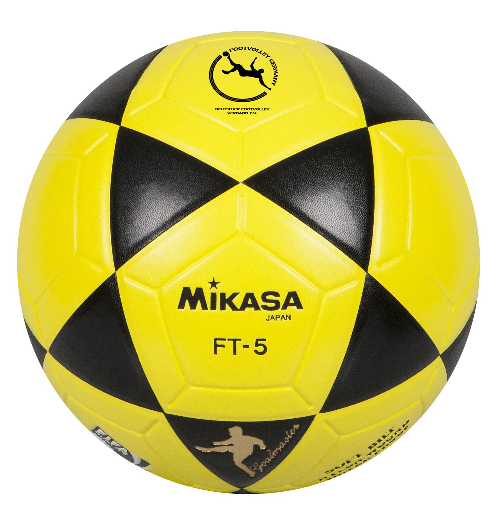 Mikasa Ft-5 Bky Footvolley Schwarz Gelb 5