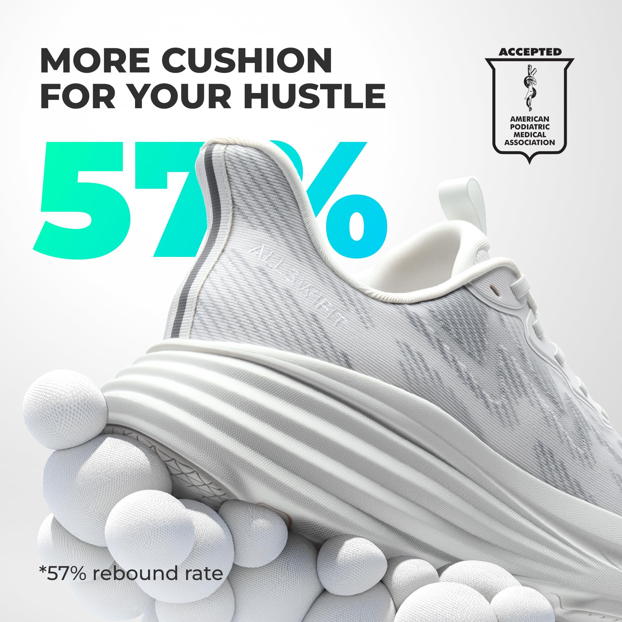 ALLSWIFIT Zapatillas de Deporte para Hombre, cómodas y sin ataduras, Ideales para Caminar, Correr y Hacer Ejercicio en el Gimnasio