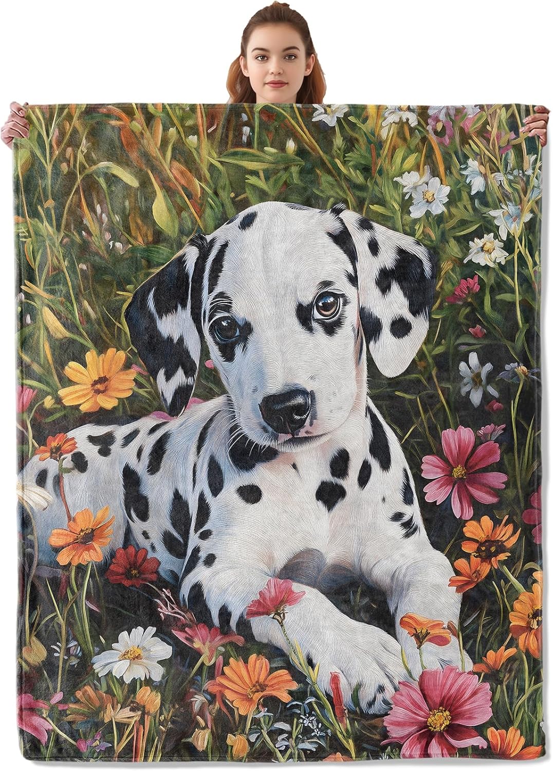 Adorable Polar Bear Blanket - Lightweight, Soft & Cozy Flannel Plush Throw Blanket for Travel, Sofa, Bedroom, Office - Warm Decor for Adults Kids Women 80"×60"