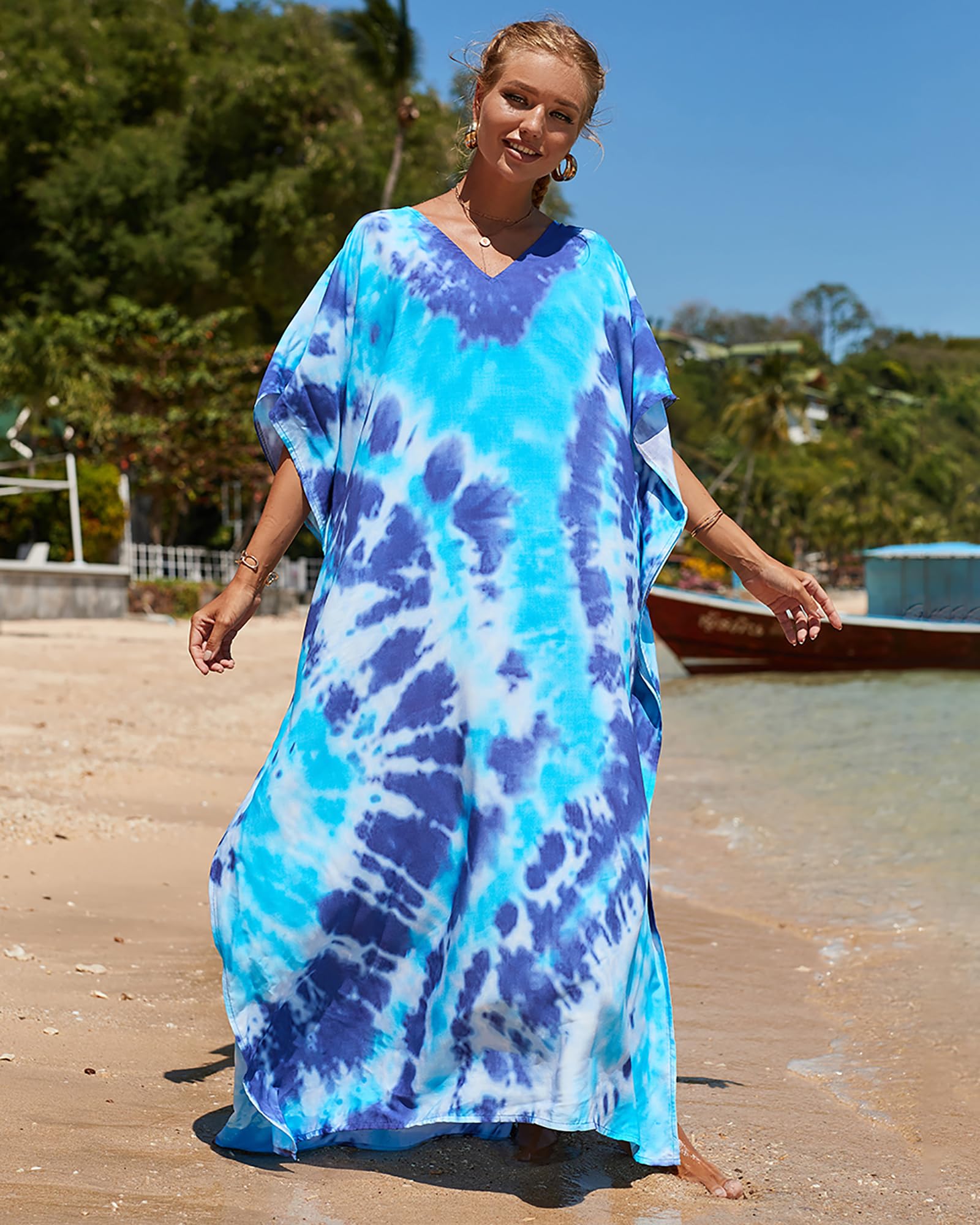 Bsubseach Bikini Bohemio para Mujer para bañador Kimono cárdigan — view 7