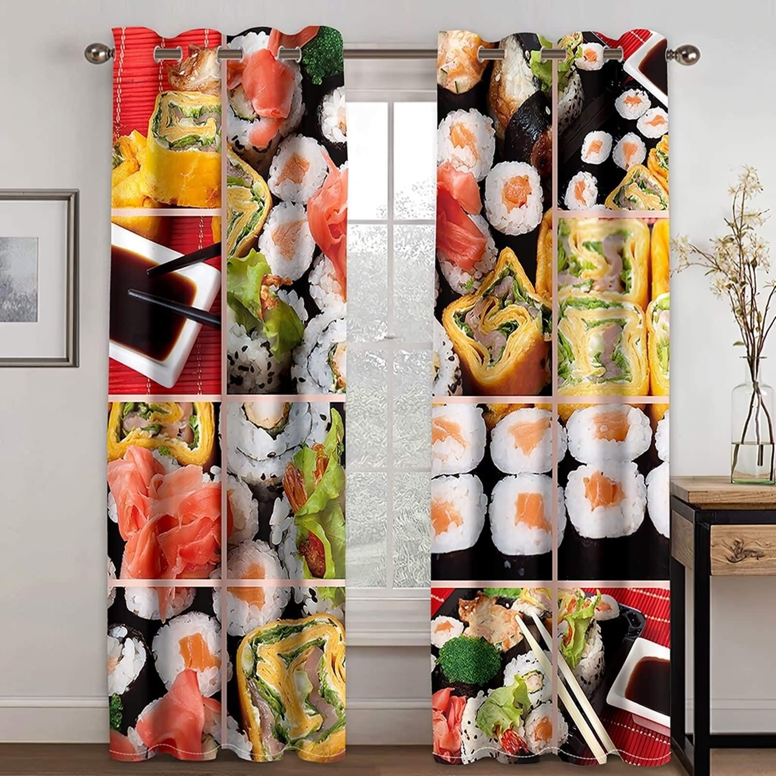 Rideau occultant 132x244cm pour bloquer la lumière efficacement KnSam imprimé