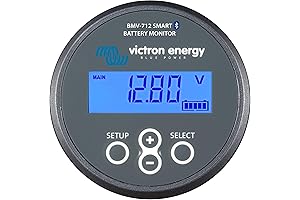 Victron Energy BMV-712 Battery Monitor with Shunt for Precise Battery Monitoring