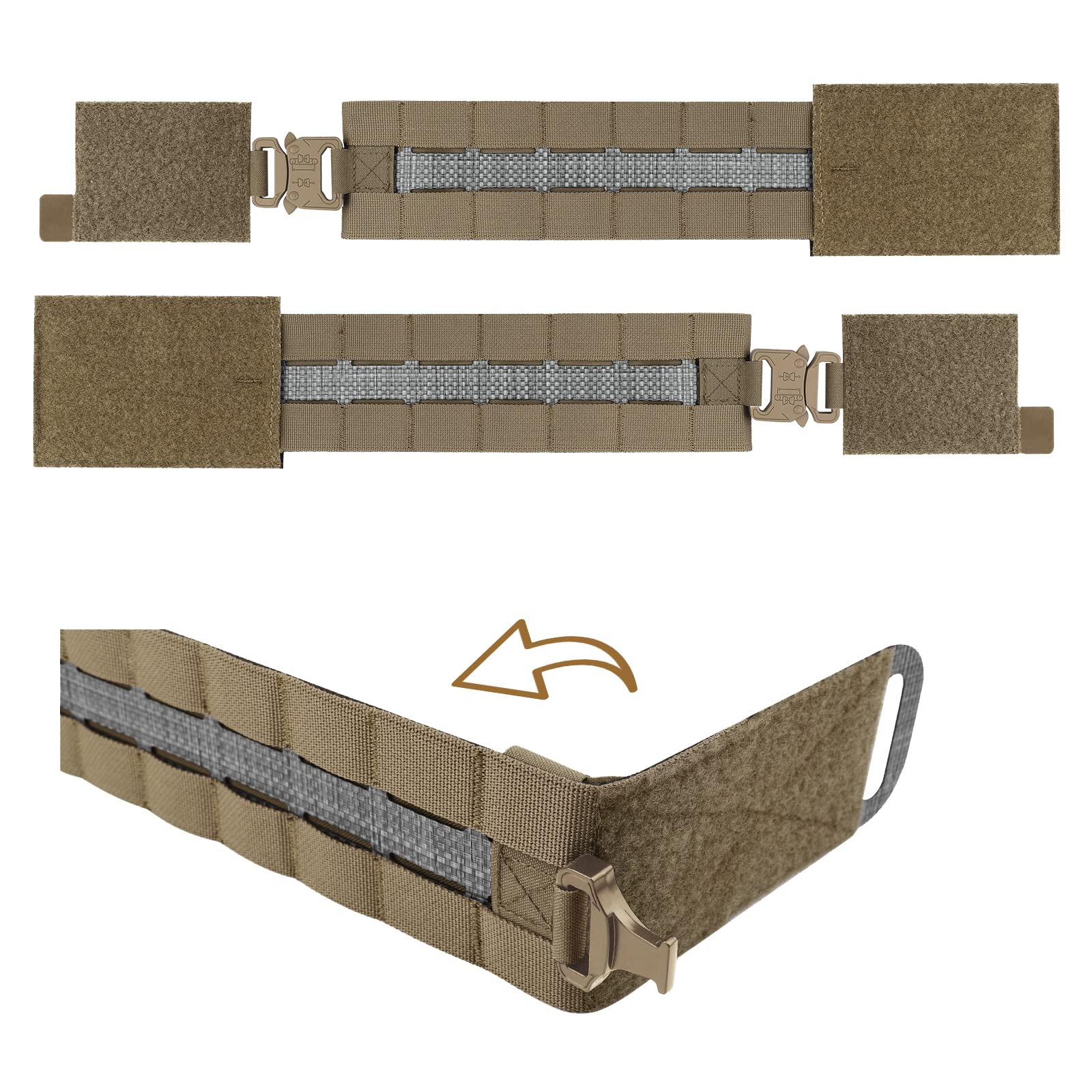 Plate Carrier Accessories KRYDEX Tactical Cummerbund Adapter