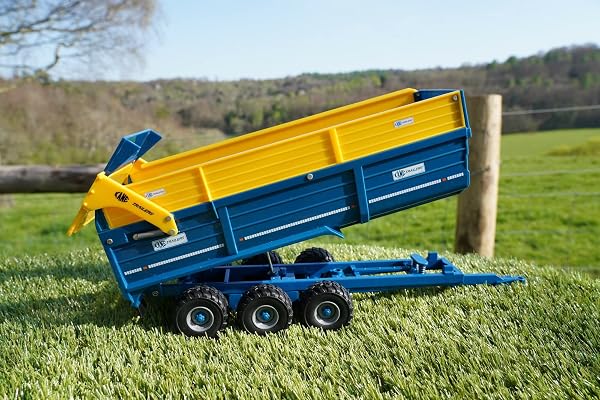 Britains 1:32 Remorque d'ensilage Kane Halfpipe à Trois essieux, Compatible avec Les Jouets à l'échelle 1:32, pour Les Collectionneurs et Les Enfants à partir de 3 Ans. - 3