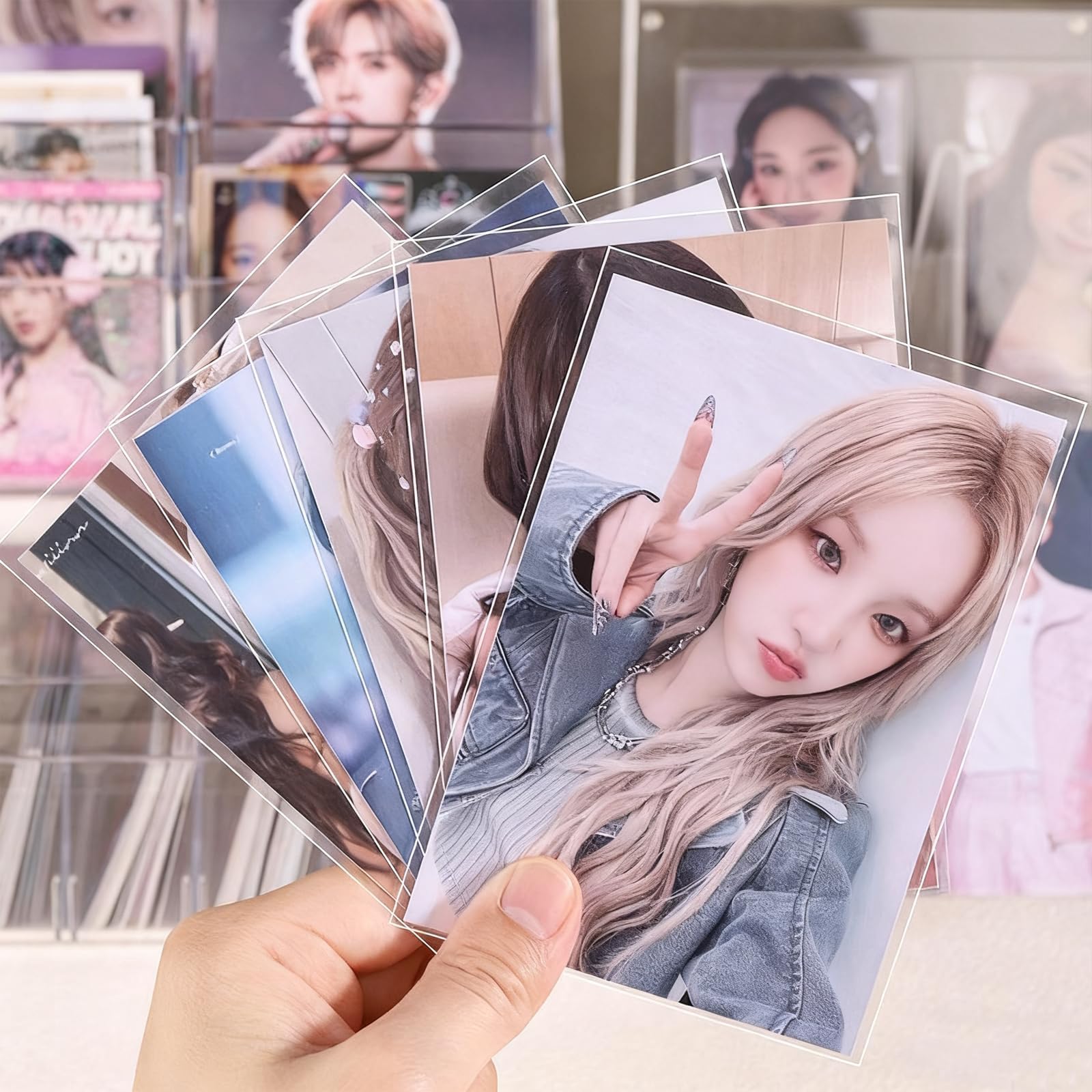 Pack De 100 Fundas Protectoras Blandas Para Tarjetas Fotográficas Y Coleccionables – 58x89mm, Libres De PVC Y ácidos, Resistentes Al Agua, Diseño De Carga Superior