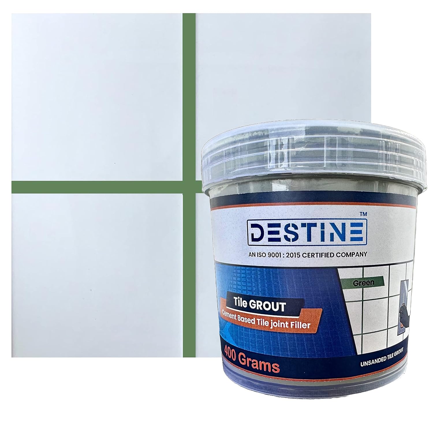 DESTINE® Tile Grout (16 COLOURS) (ALL PACKS 100 Gm, 400 Gm, 800 Gm, 1