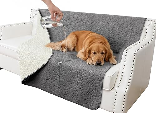 Miniatura 17 de Manta impermeable para perro, lavable antideslizante para sofá, mantas resistentes al pelo de mascotas, para cama, silla, muebles, protector para