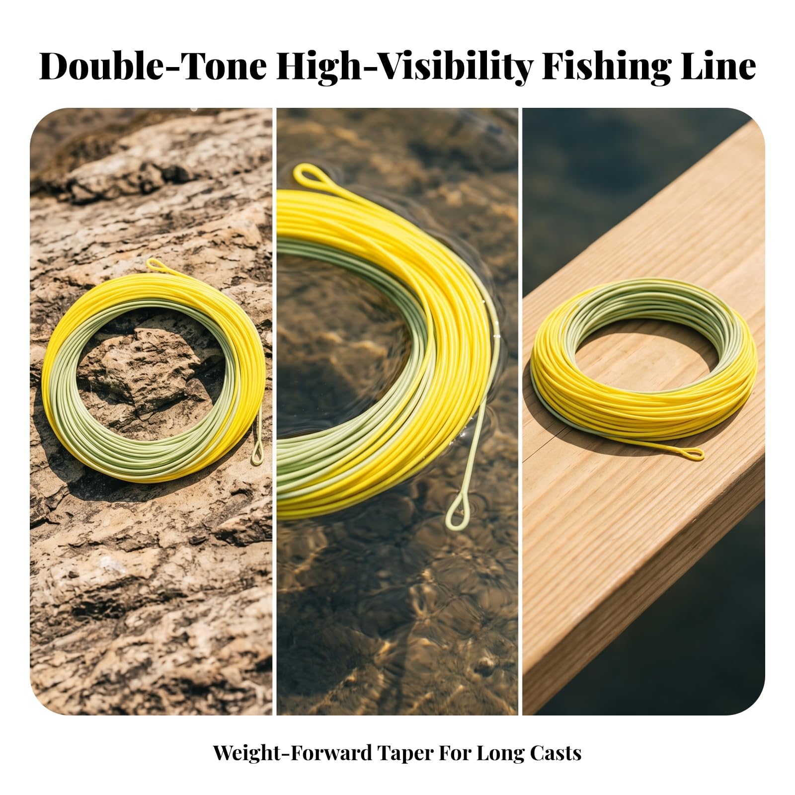 Soie Pêche avec Boucles
