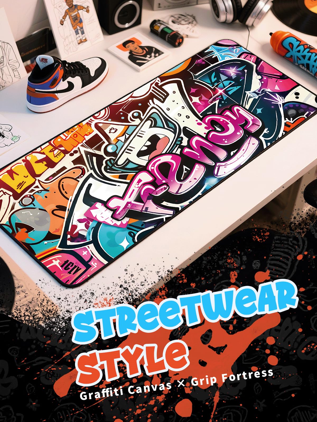 Amazon.com: Graffiti Street Art XXL Gaming Mouse Pad, 35.4×15.7