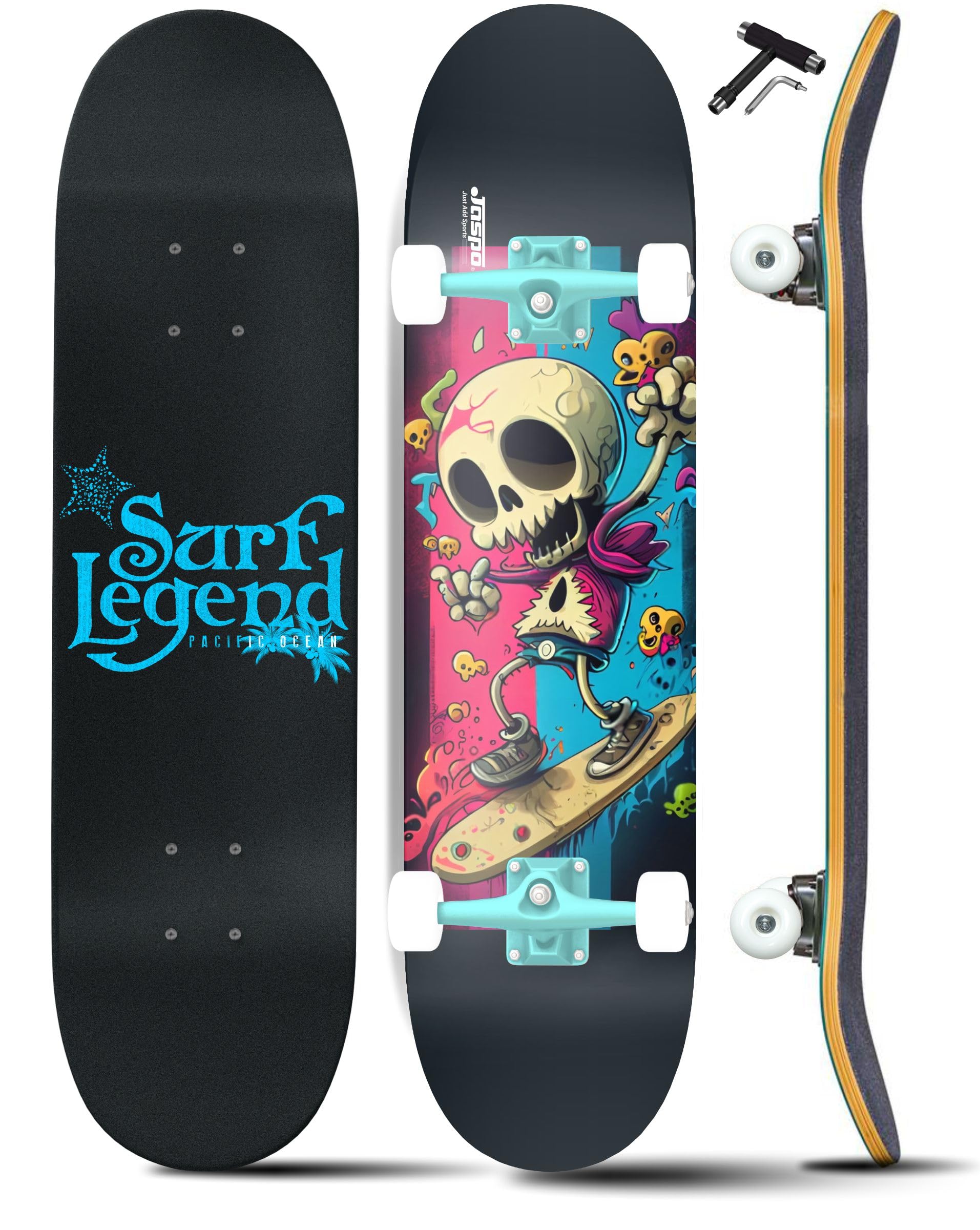 Buy Jaspo Street King Skateboard for Adults & Kids - 7-Layer