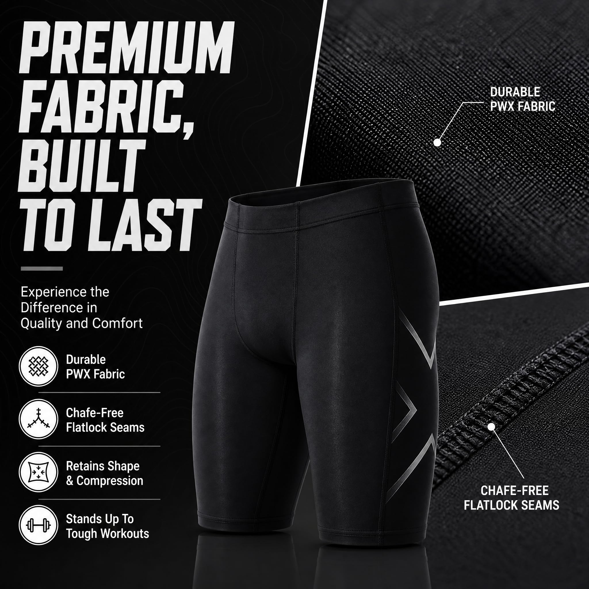2XU Core Compression Shorts - Shorts - Short de Compression - Homme