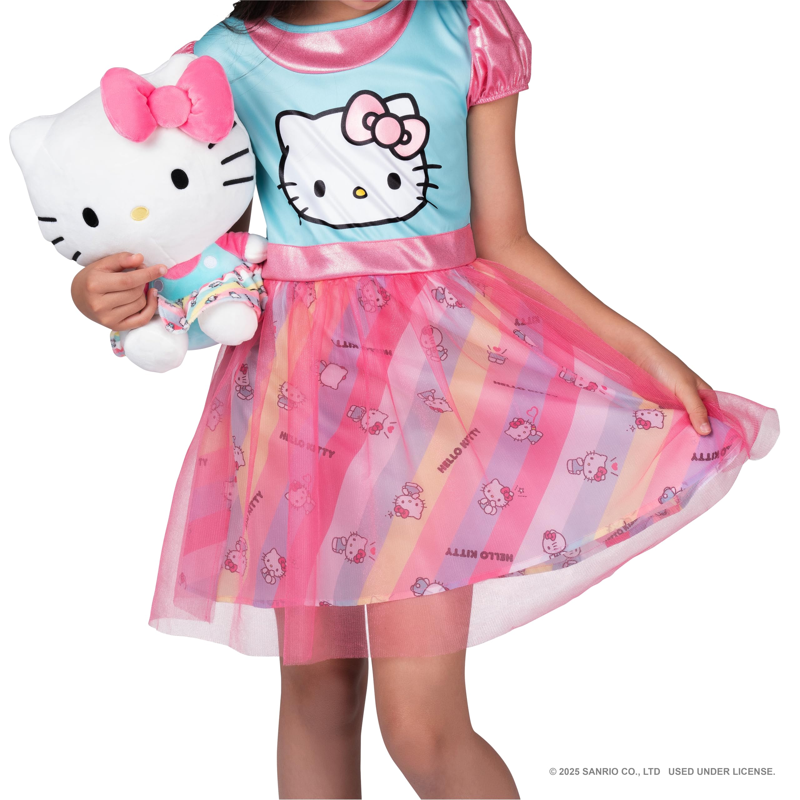 Amazon.com: Jazwares Costume Play Hello Kitty Official Youth Dress