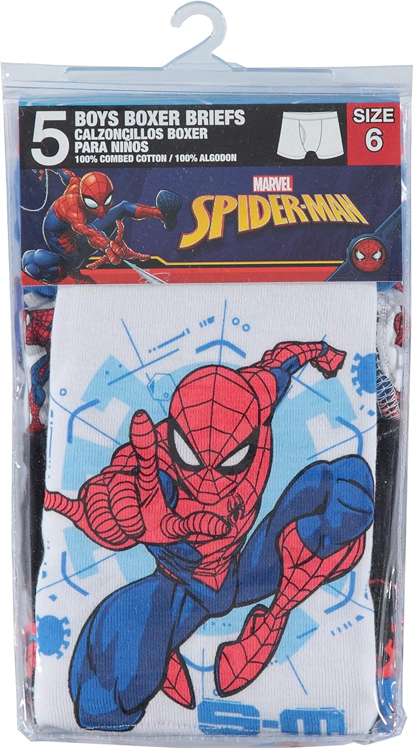 Soft 100% Combed Cotton Boxer Briefs, Multiple Prints Available In Sizes 4, 6 and 8 - Image 2