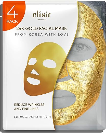 Elixir Premium Lab Collagen Sheet Mask – Anti Aging Face Mask