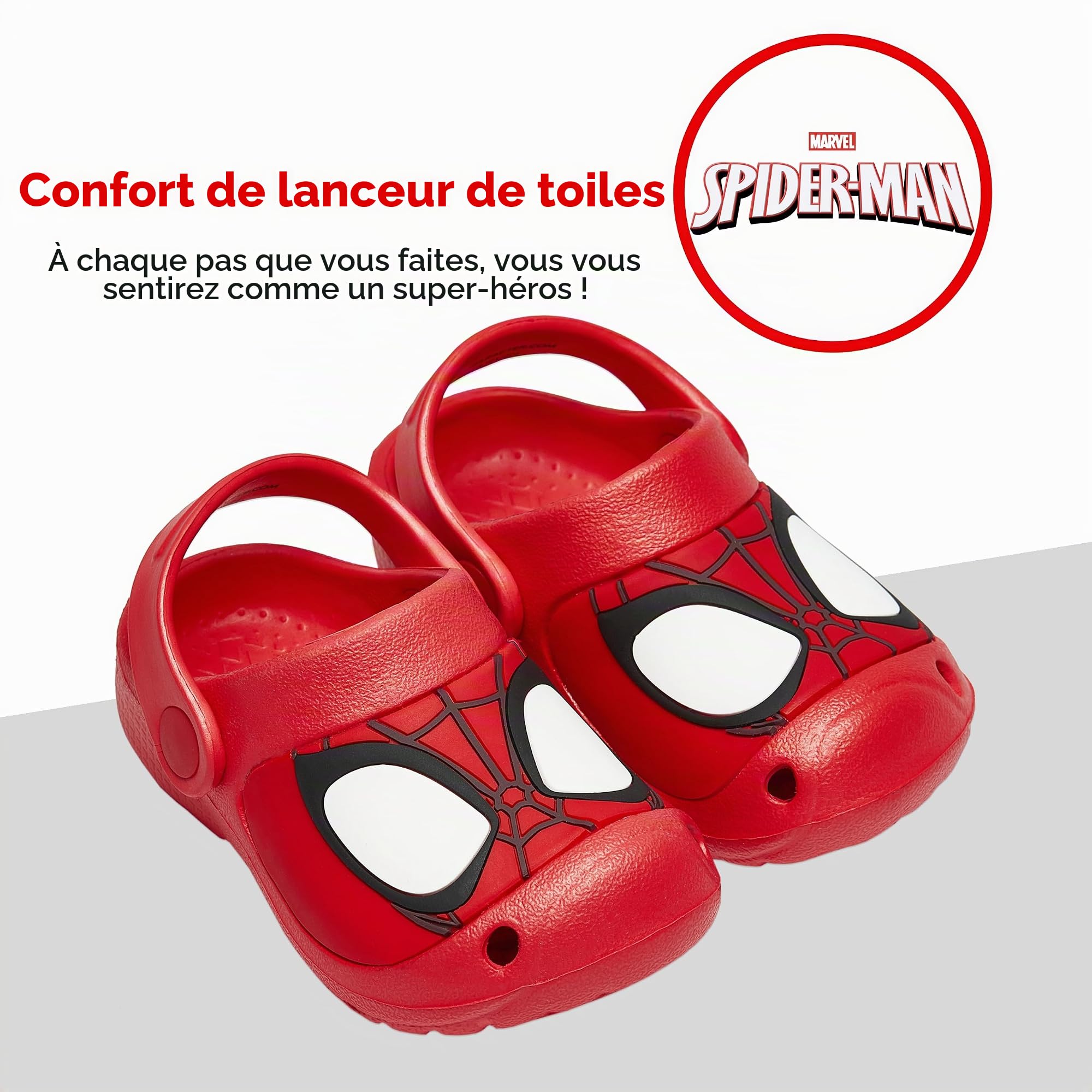 Marvel Chaussure Spiderman | Sandales pour Garçons | Spidey and His Amazing Friends Chaussures