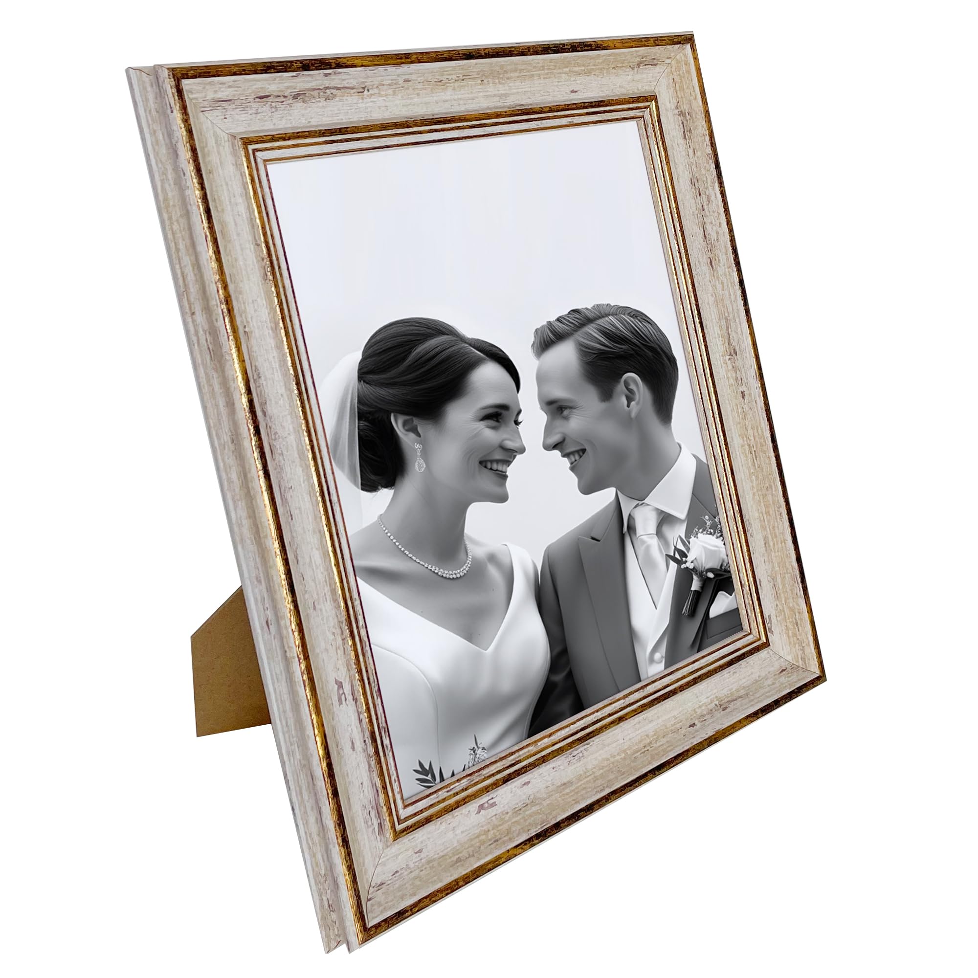 Aryllis Light Grey Premium Range A4 Photo Frame, Free-Standing & Wall Mountable Polcore Picture Frame With Perspex Front