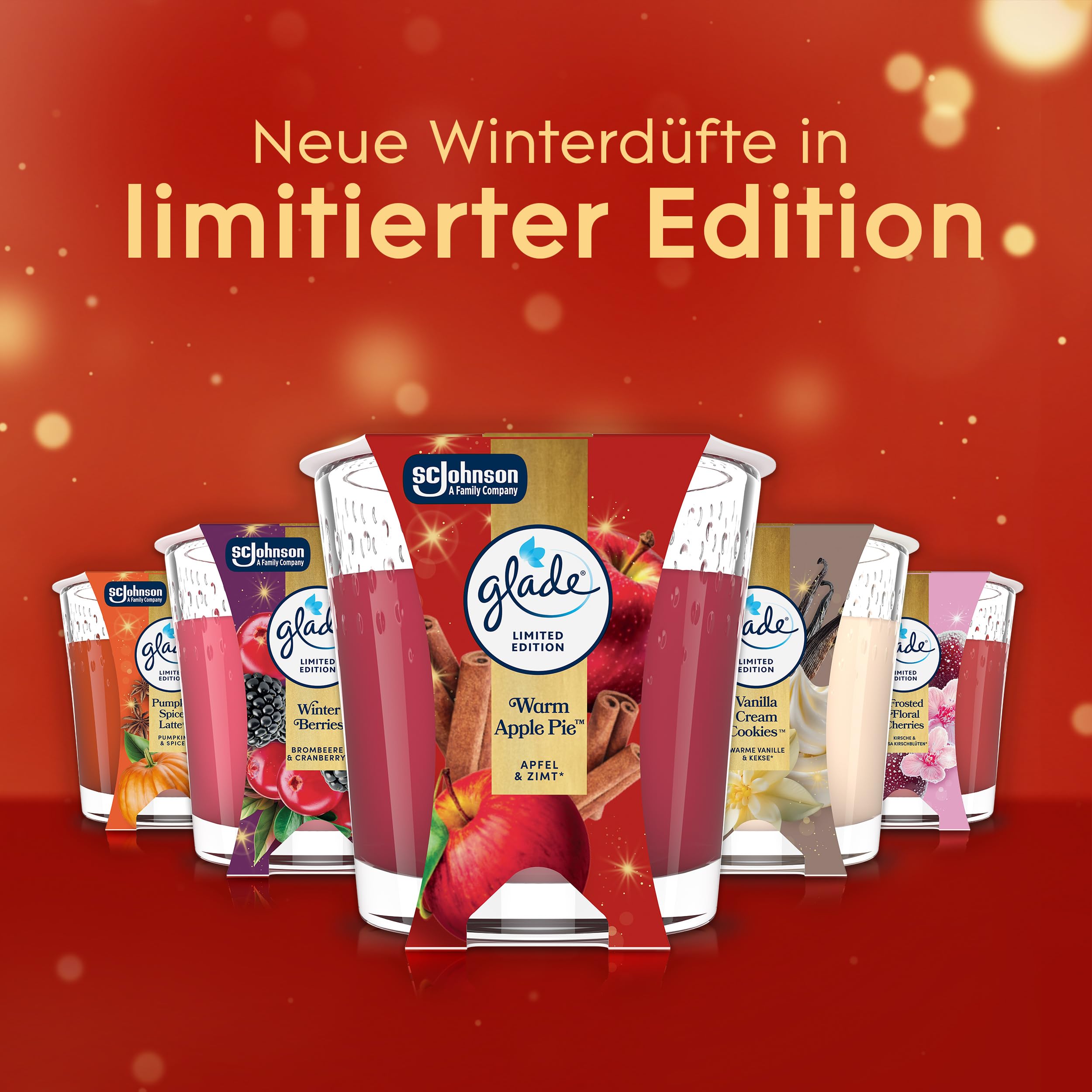 Glade Duftkerze Warm Apple Pie