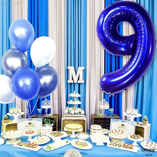 Miniatura 667 de KatchOn, Globo dorado gigante del número 8 de 40 pulgadas, globo dorado del número 8 para decoraciones de cumpleaños de 8 años para niñas