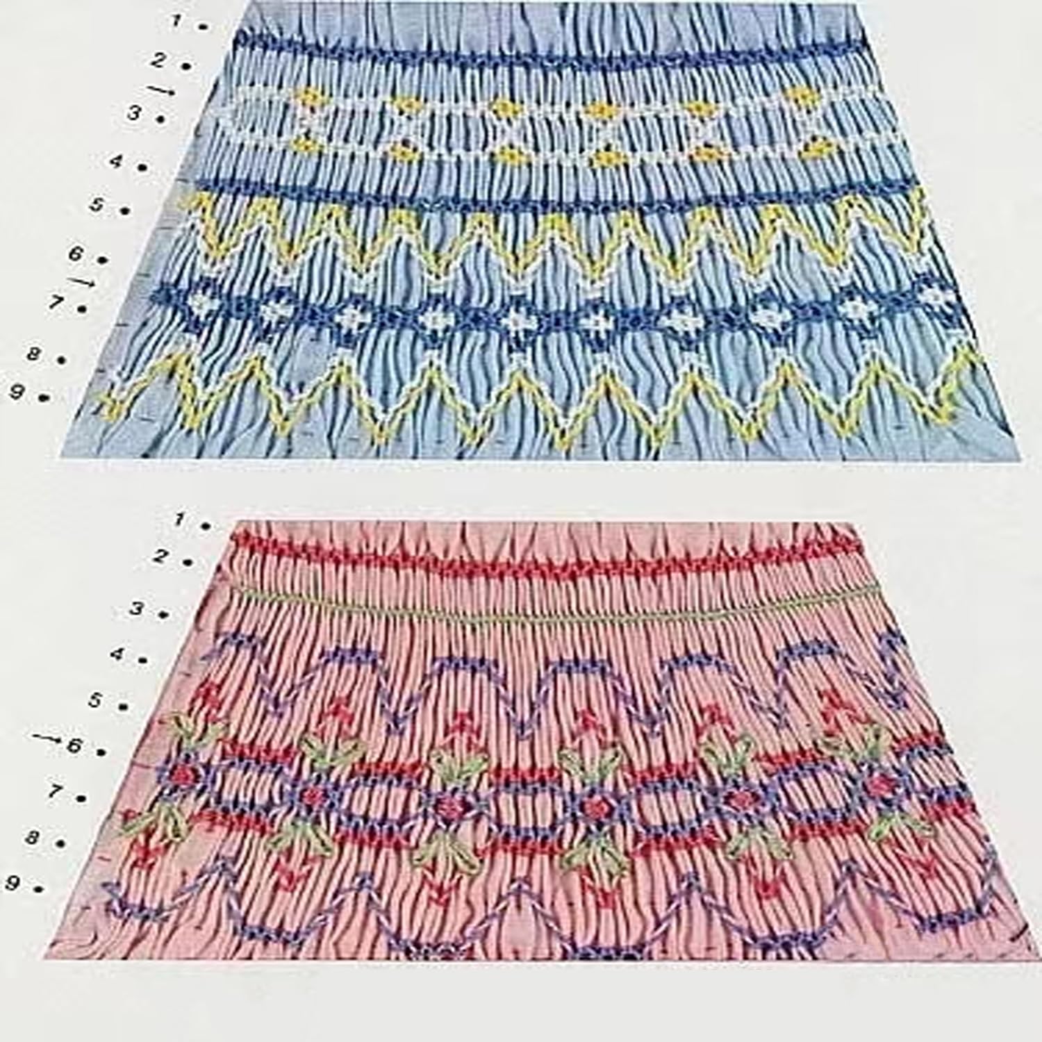 32 Row Smocking Pleater, Pleat Sewing Machine, 64 Needle Positions