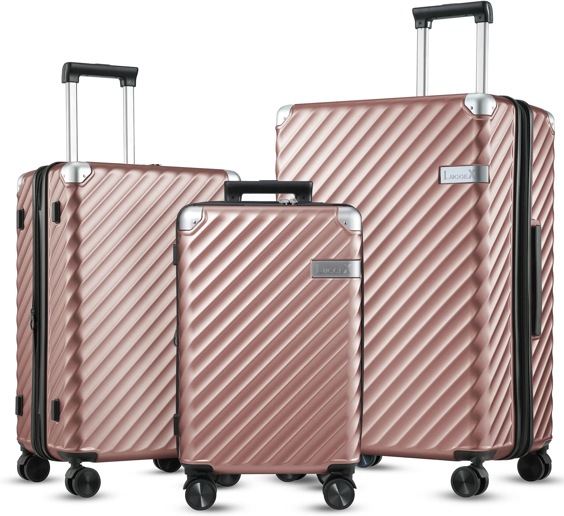 kensie Women's Alma Hardside Spinner Luggage,Expandable