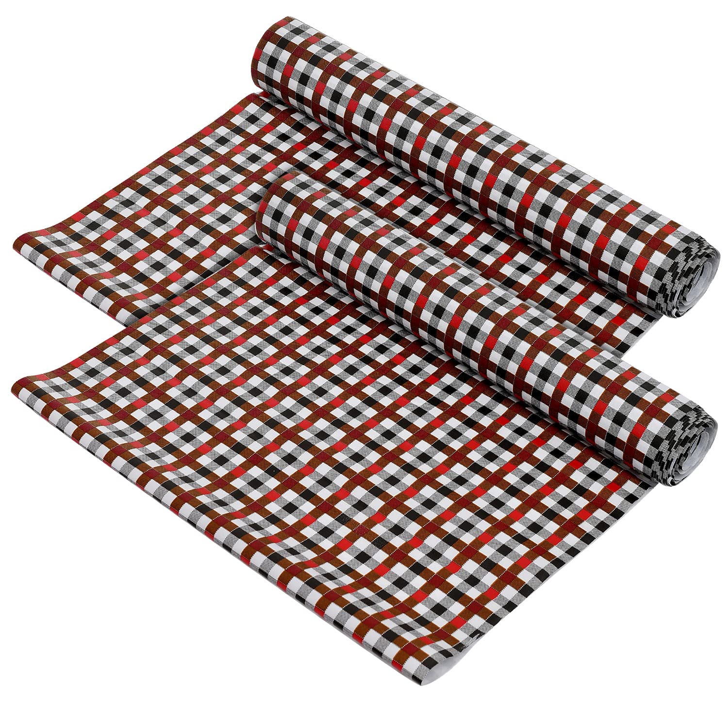Kuber Industries Check Printed PVC Anti Slip Skid Shelf Mat, 10 Mtr- Pack of 2 (Maroon) (B09PG8Z8KJ) Amazon Price History, Amazon Price Tracker