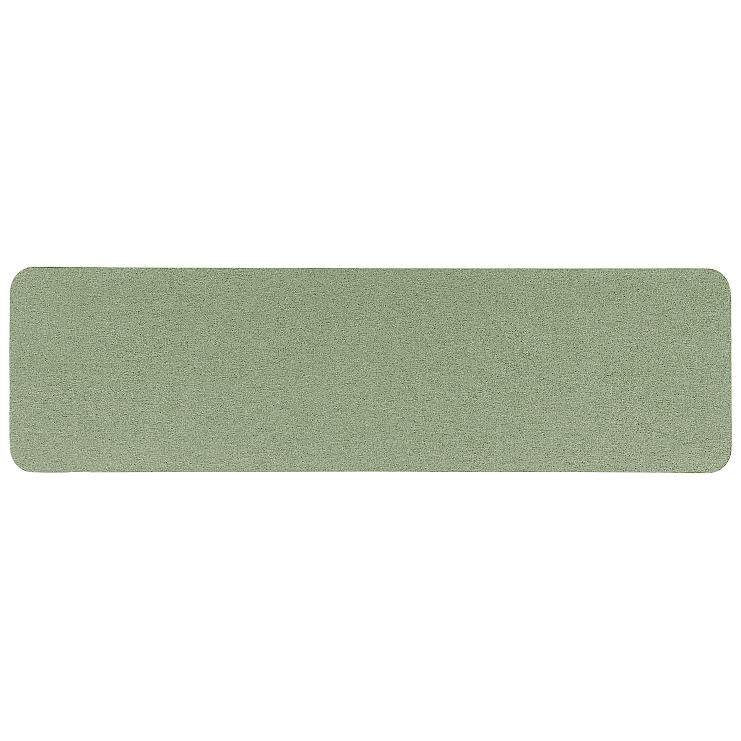Beliani Séparateur de Bureau Vert Synthétique et Polyester 160 x 40 cm Ecran Visuel Wally