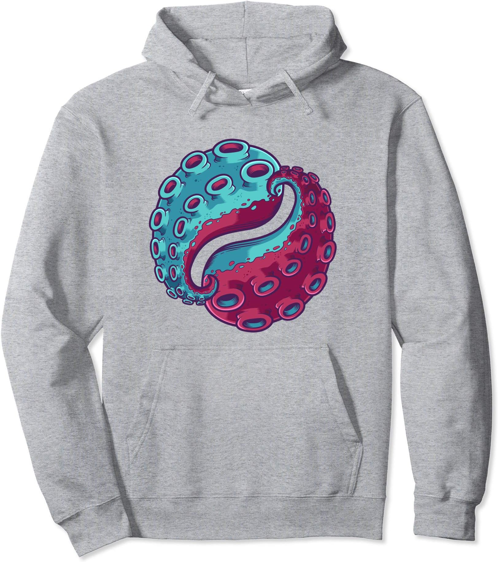 Ahegao Otaku Apparel Co.Tentacle Yin Yang Lewd Anime Pervert Pullover Hoodie