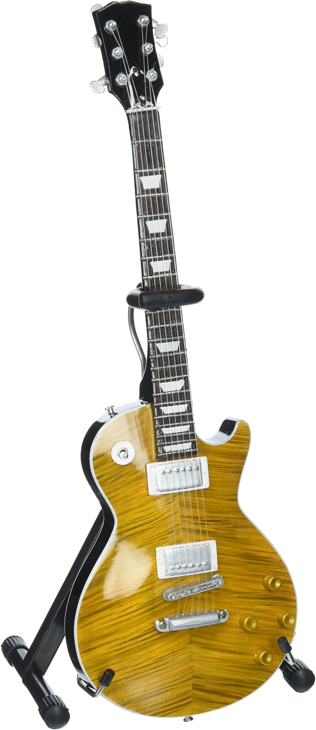 AXE HEAVEN JP-029 Joe Perry Tiger Finish Flame Top Mini Guitar
