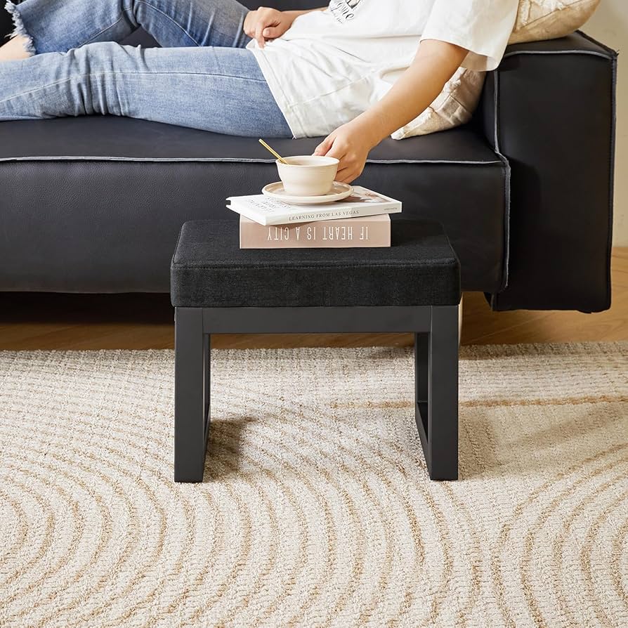 仮置き Amazon.co.jp: IBUYKE 16インチ スモール フットスツール