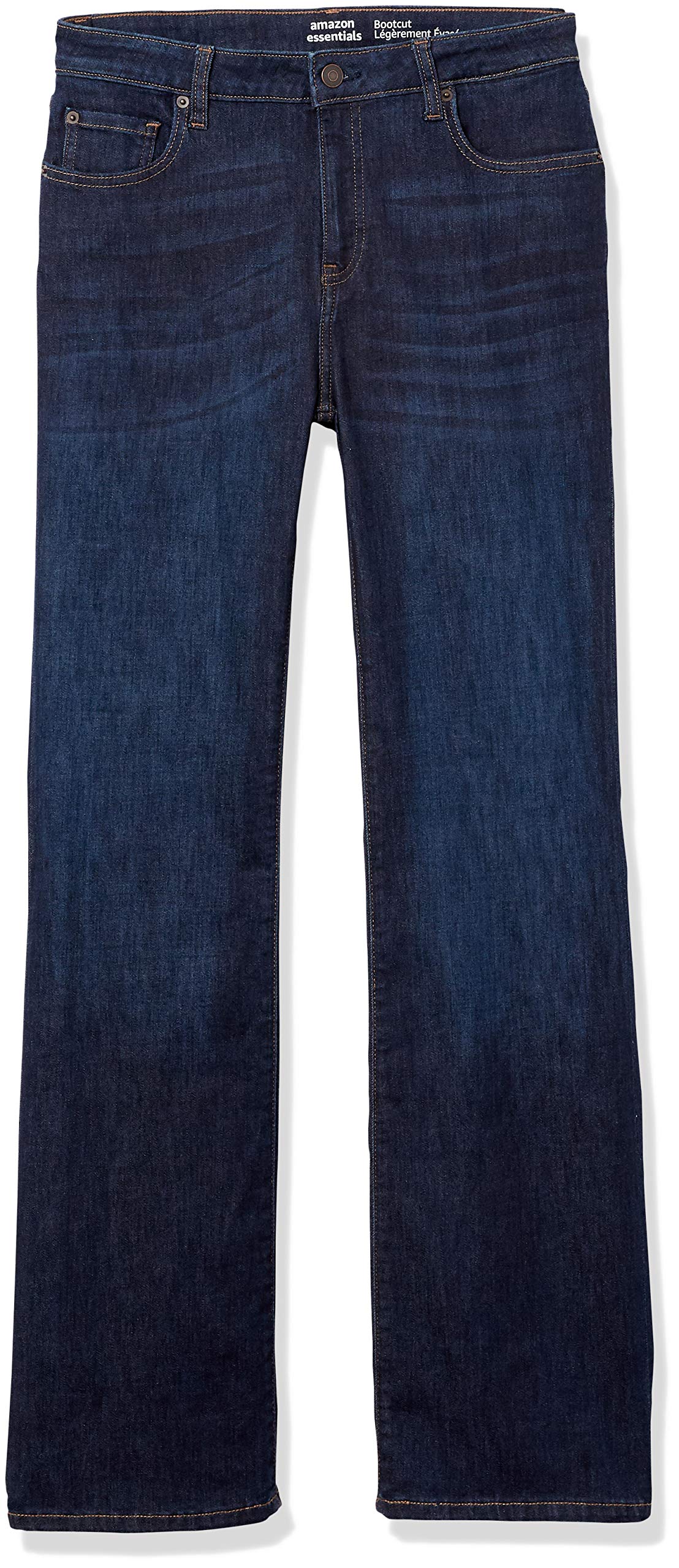 Amazon Essentials Jeans Elasticizzati a Vita Media Bootcut Vestibilità Aderente - Colori Fuori Produzione Donna