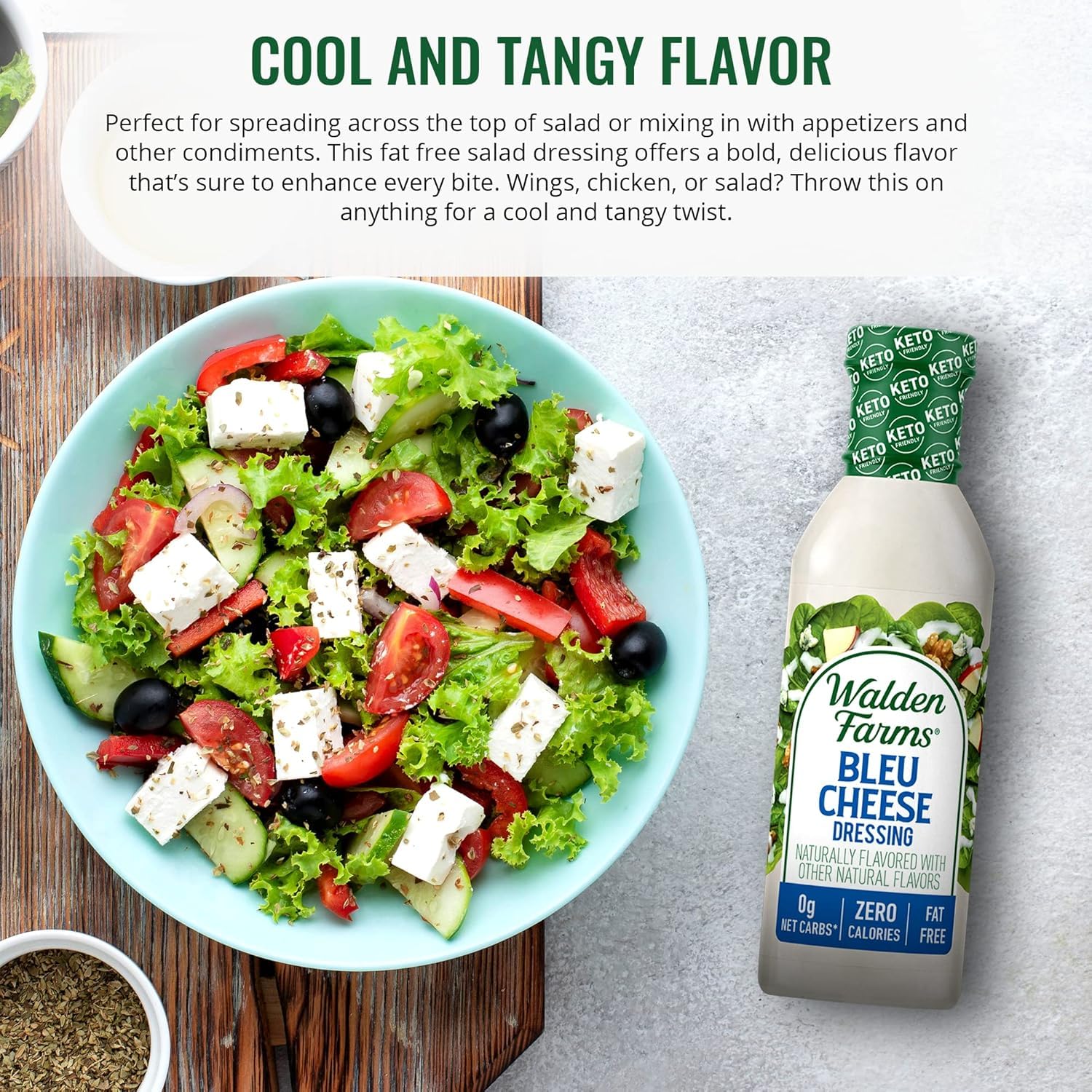 Amazon.com : Walden Farms Bleu Cheese Dressing - Calorie-Free, Gluten-Free, Low Carb, Keto-Friendly, Sugar-Free, Rich Bleu Cheese Flavor - 6 Pack Value Pack, 12 oz Bottles : Salad Dressings : Grocery & Amazon.com : Walden Farms Bleu Cheese Dressing - Calorie-Free, Gluten-Free, Low Carb, Keto-Friendly, Sugar-Free, Rich Bleu Cheese Flavor - 6 Pack Value Pack, 12 oz Bottles : Salad Dressings : Grocery &
