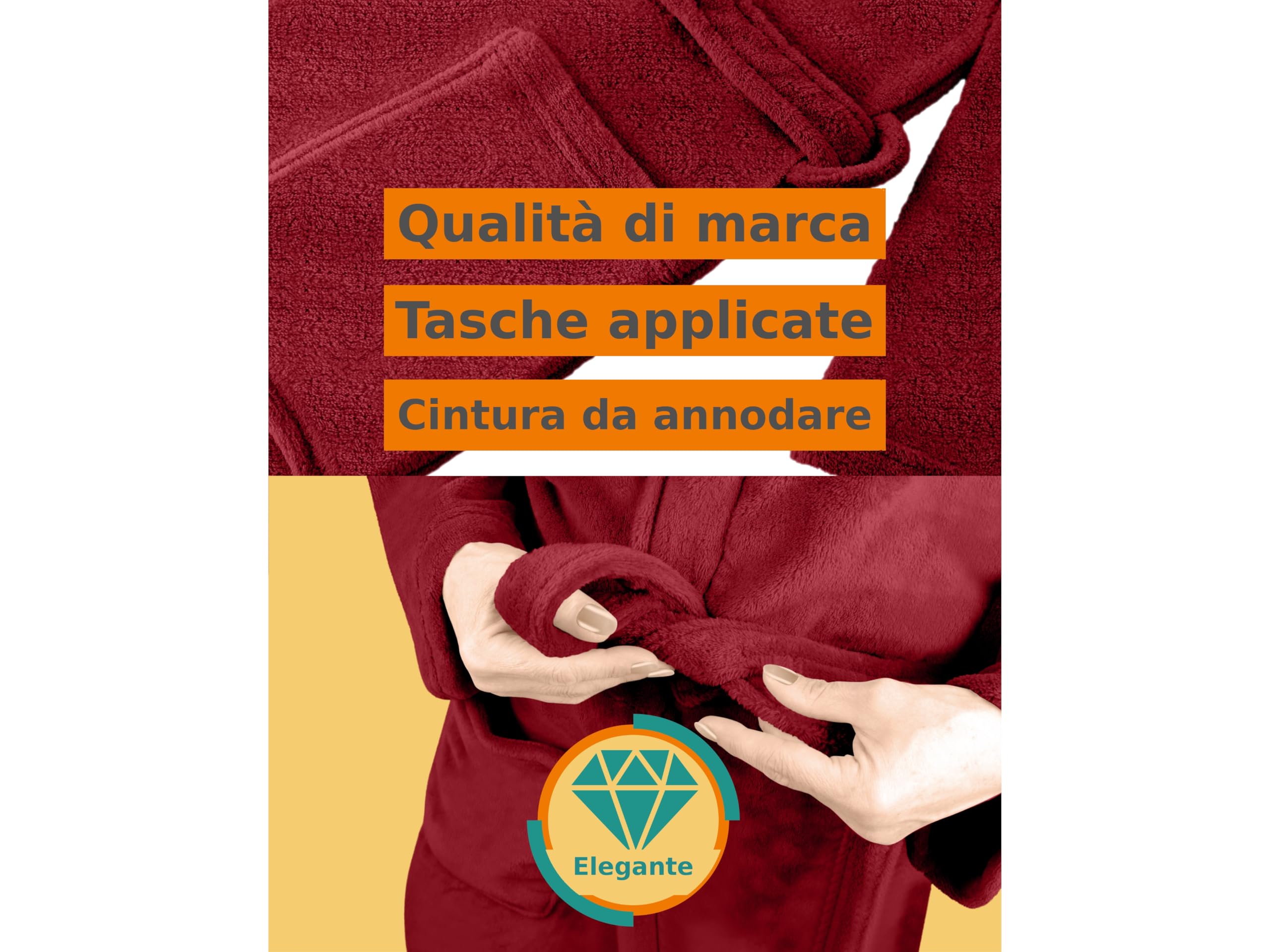 npluseins accappatoio da donna e accappatoio da uomo accappatoio in pile con collo a scialle - accappatoio sauna da donna morbido