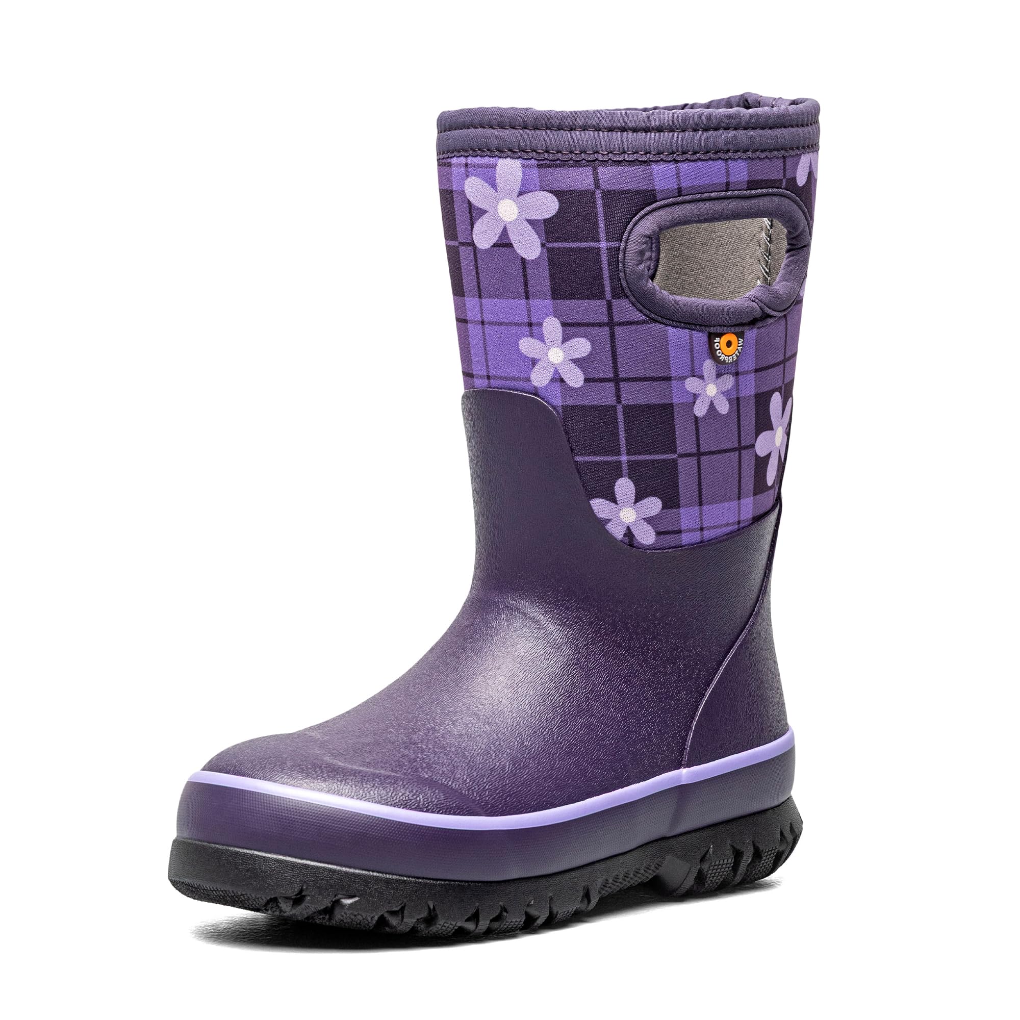 BOGS Grasp Kids Waterproof Rain Boots, Insulated Winter Snow Boots