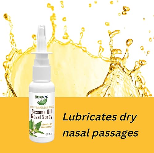 Miniatura 5 de Aceite de sésamo Spray nasal N Crema hidratante nasal natural Hecho de aceite de sésamo 100% natural hidrata y lubrica los pasajes nasales