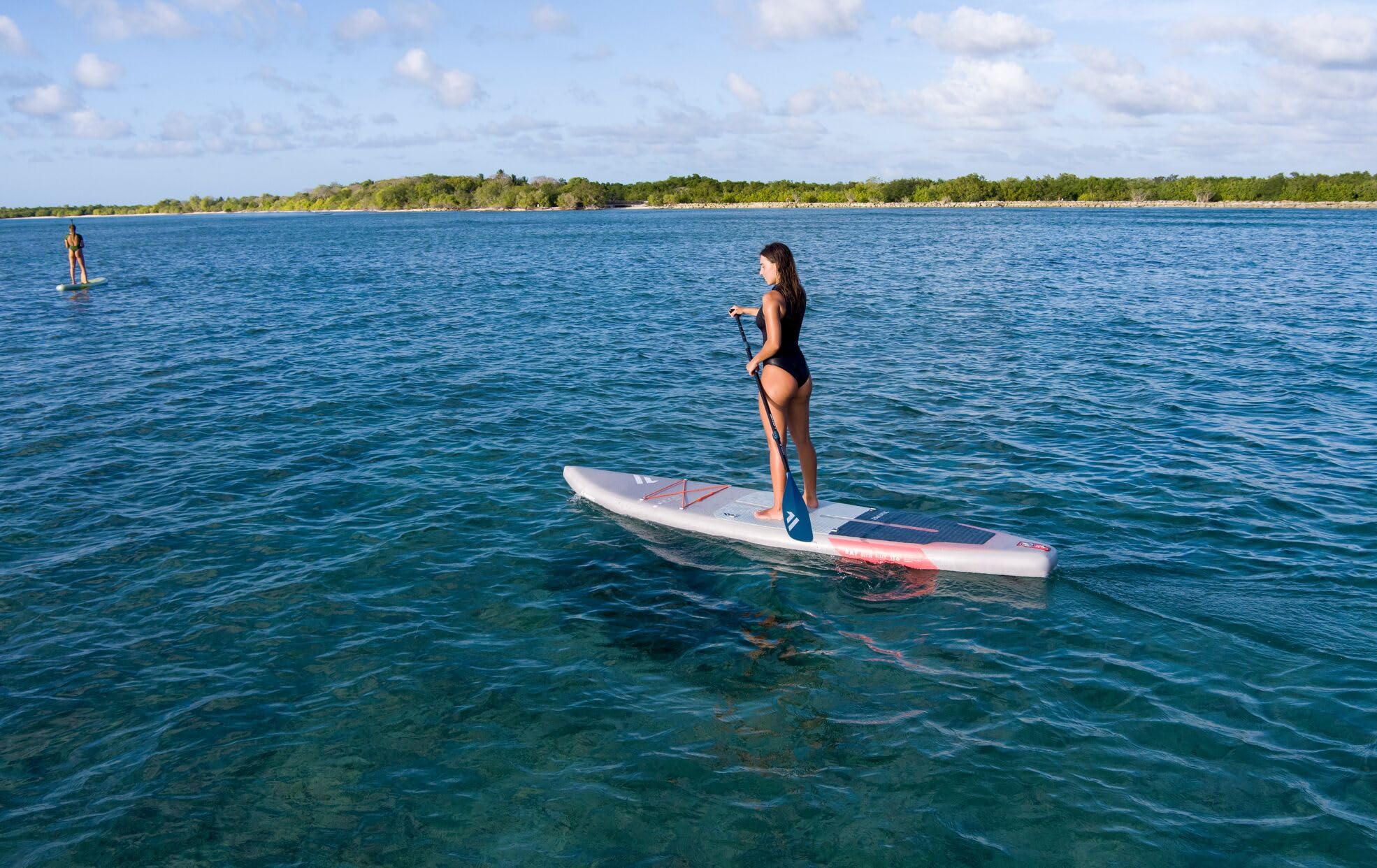 FANATIC RAY AIR SLT 11,6 SUP 2025 Grey/red inkl. Pure Adjustable 3-Piece Paddel
