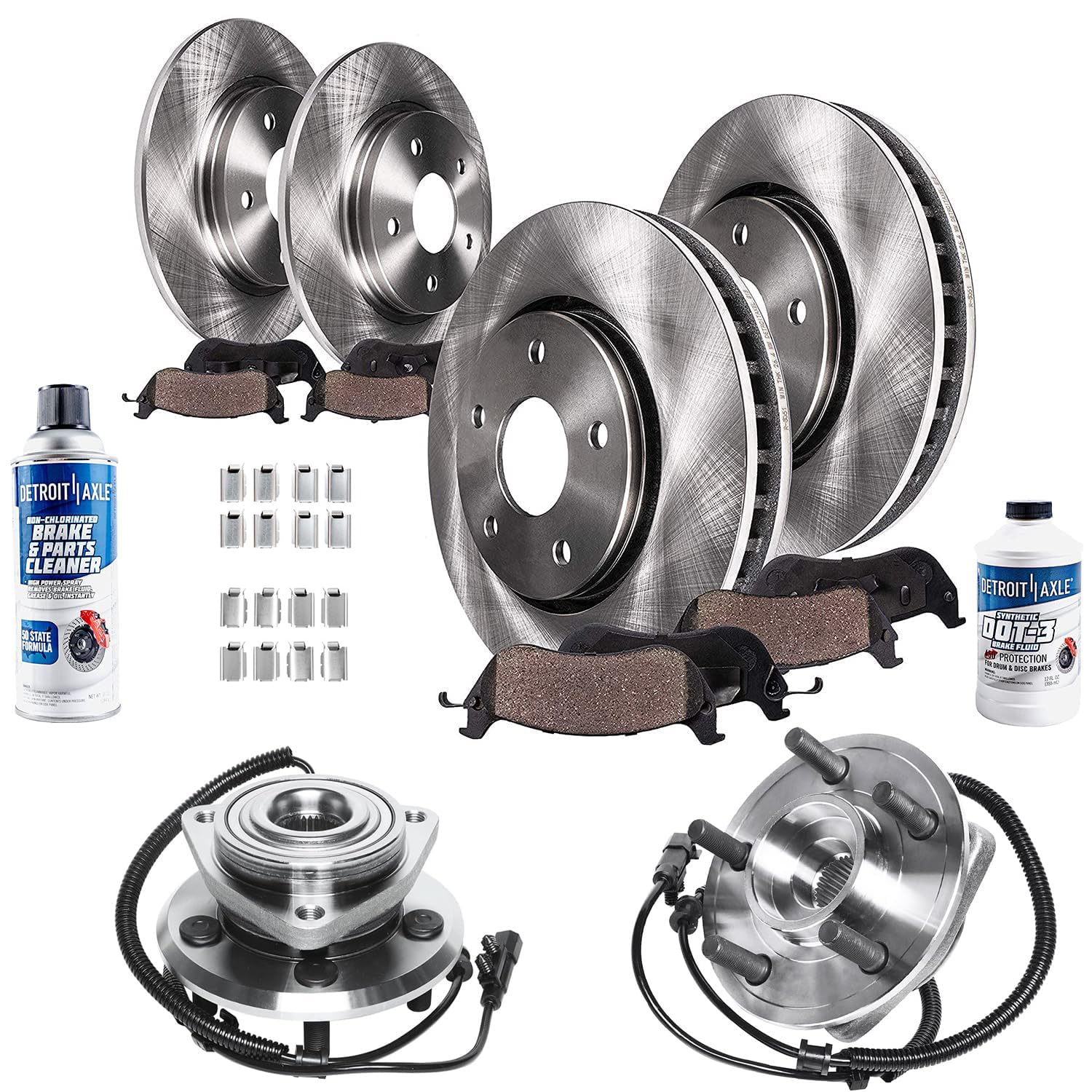 Detroit Axle - Brake Kit for Dodge Nitro Jeep Liberty