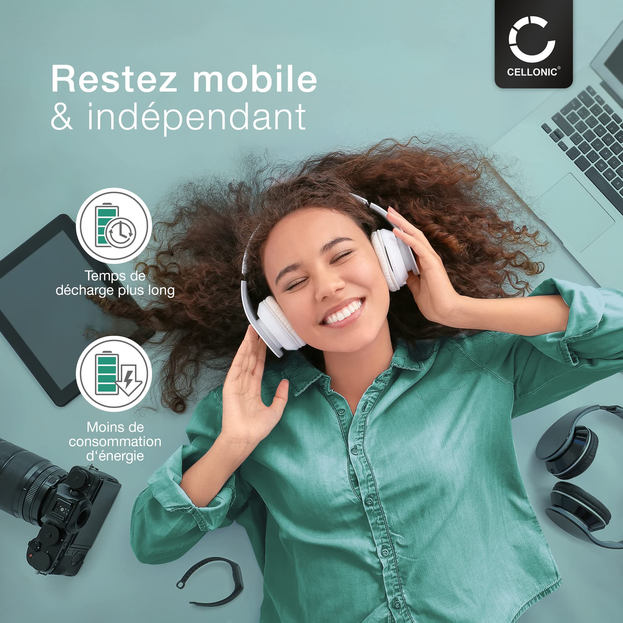 CELLONIC 2X Batterie Compatible avec HBC Radiomatic Keynote, Linus 4 | 2x, (2000mAh, 3.6V, NiMH), Télécommande Batterie pour HBC Radiomatic BA223000, Quadrix, Micron 6, Patrol D, Micron 5, Linus 4