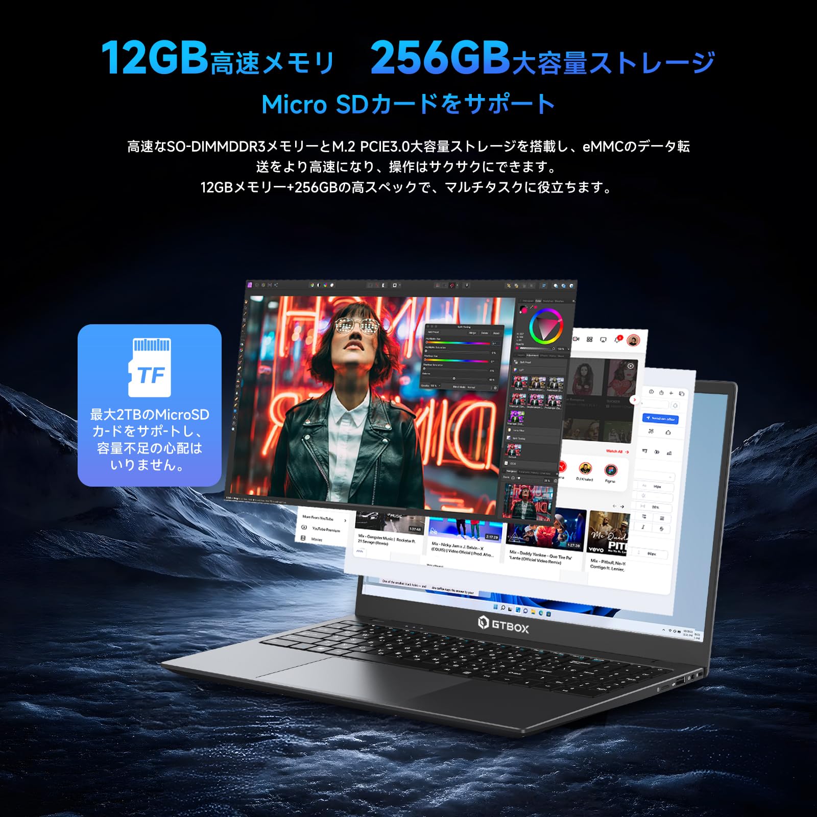 Amazon.co.jp: 【ノートパソコン Office2024搭載 Win11】15.6インチ