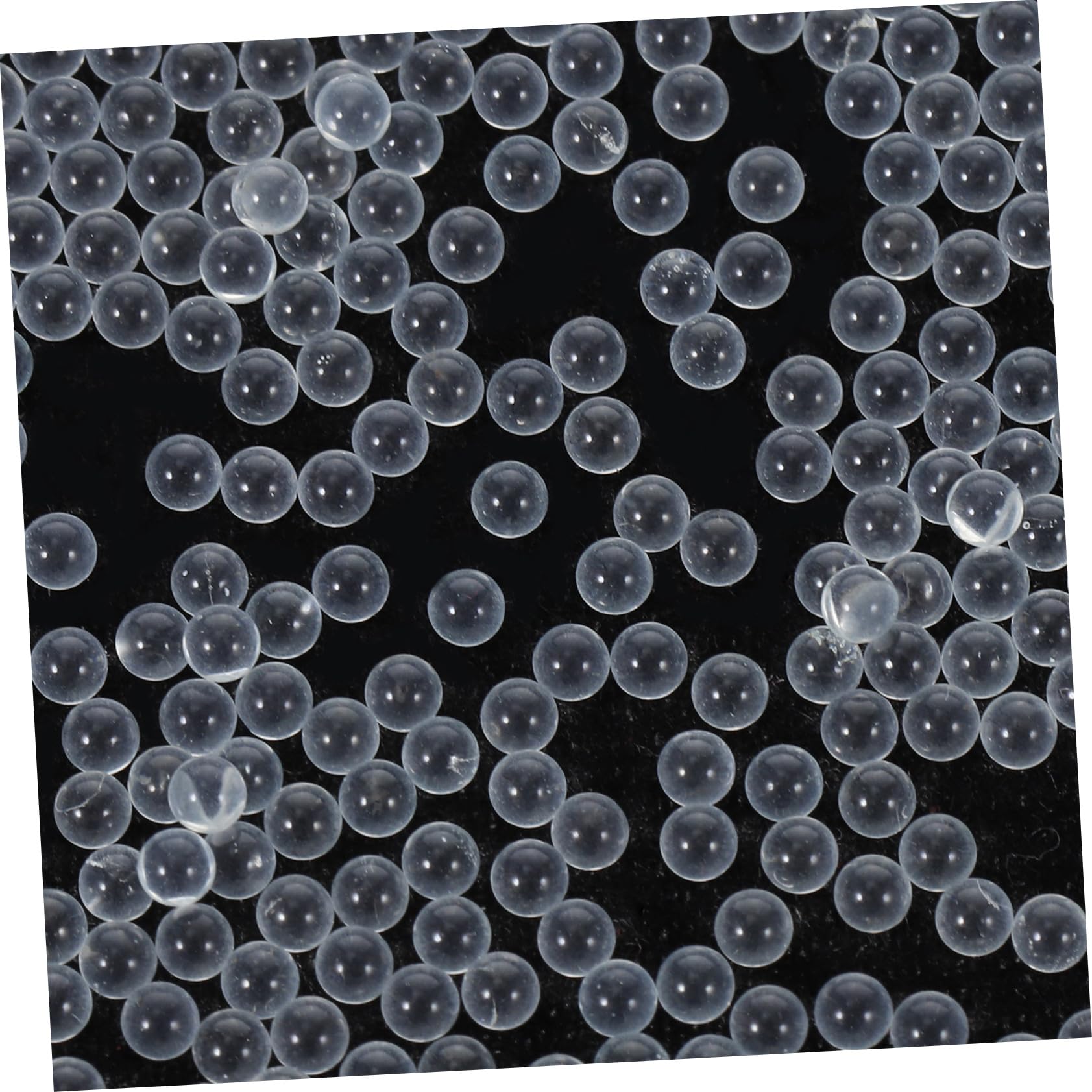 Ciieeo 2000 Piezas de Bolas de Vidrio Sólido Alta Dureza y Superficie Lisa, Esferas Transparentes de 2 Mm para Laboratorio y Experimentos Científicos
