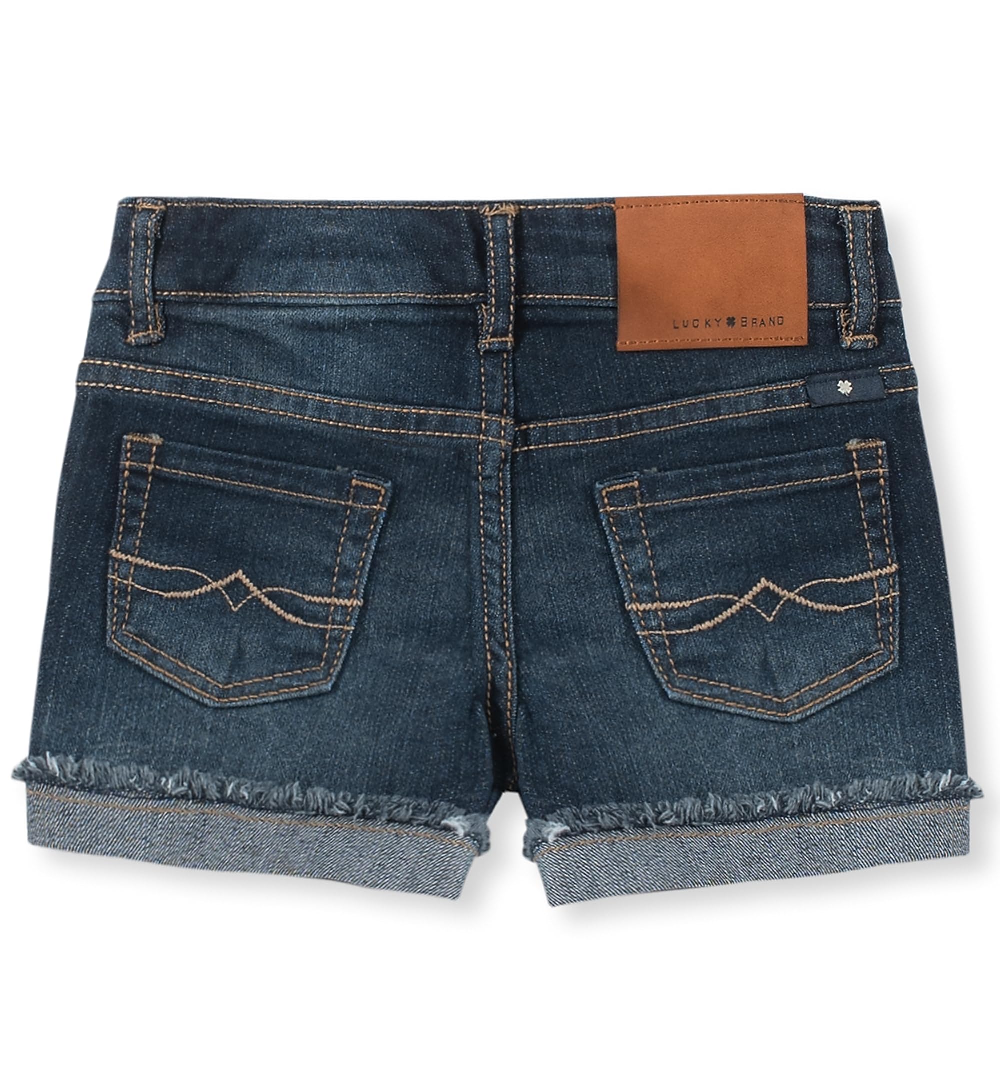 Lucky Brand Girls' Big Short, Riley Barrier wash, 16
