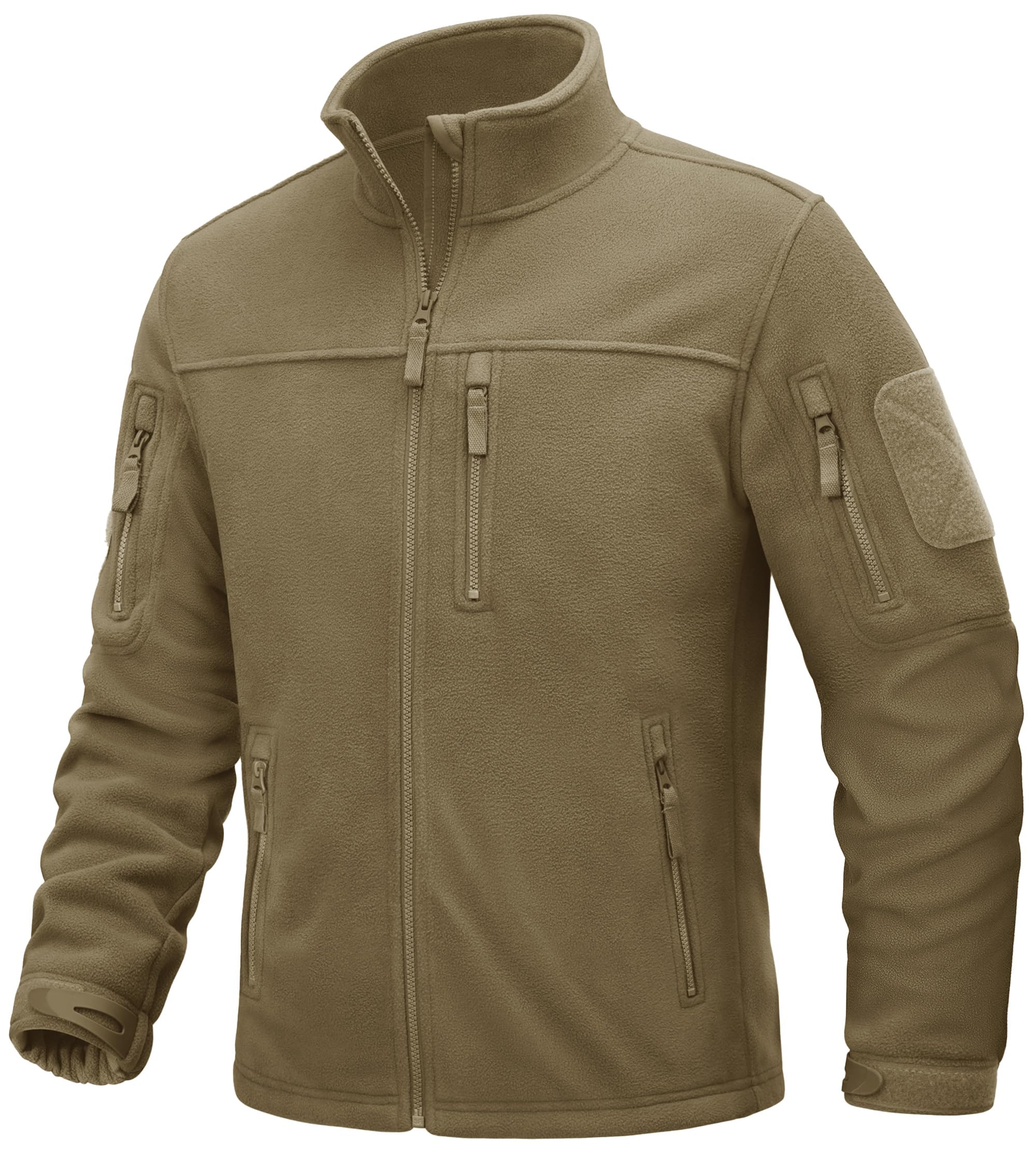 TACVASEN Herren Militär Outdoor Fleecejacke Warme Taktische Jacke Fleece Jacket