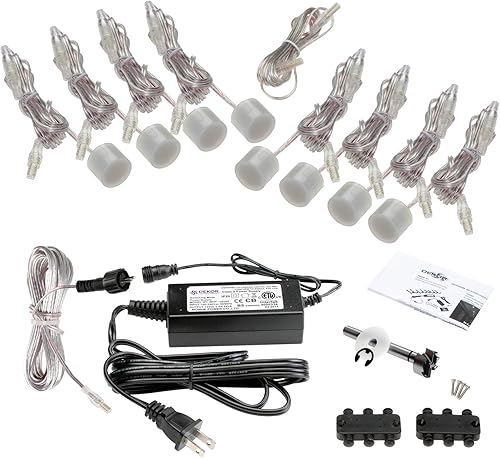 Miniatura 2 de Dekor Dek Dot sistema de iluminación empotrado 8-Light al aire última intervensión kit