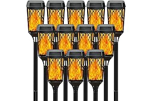 IDEAALS 12-Pack Solar Flame Torch