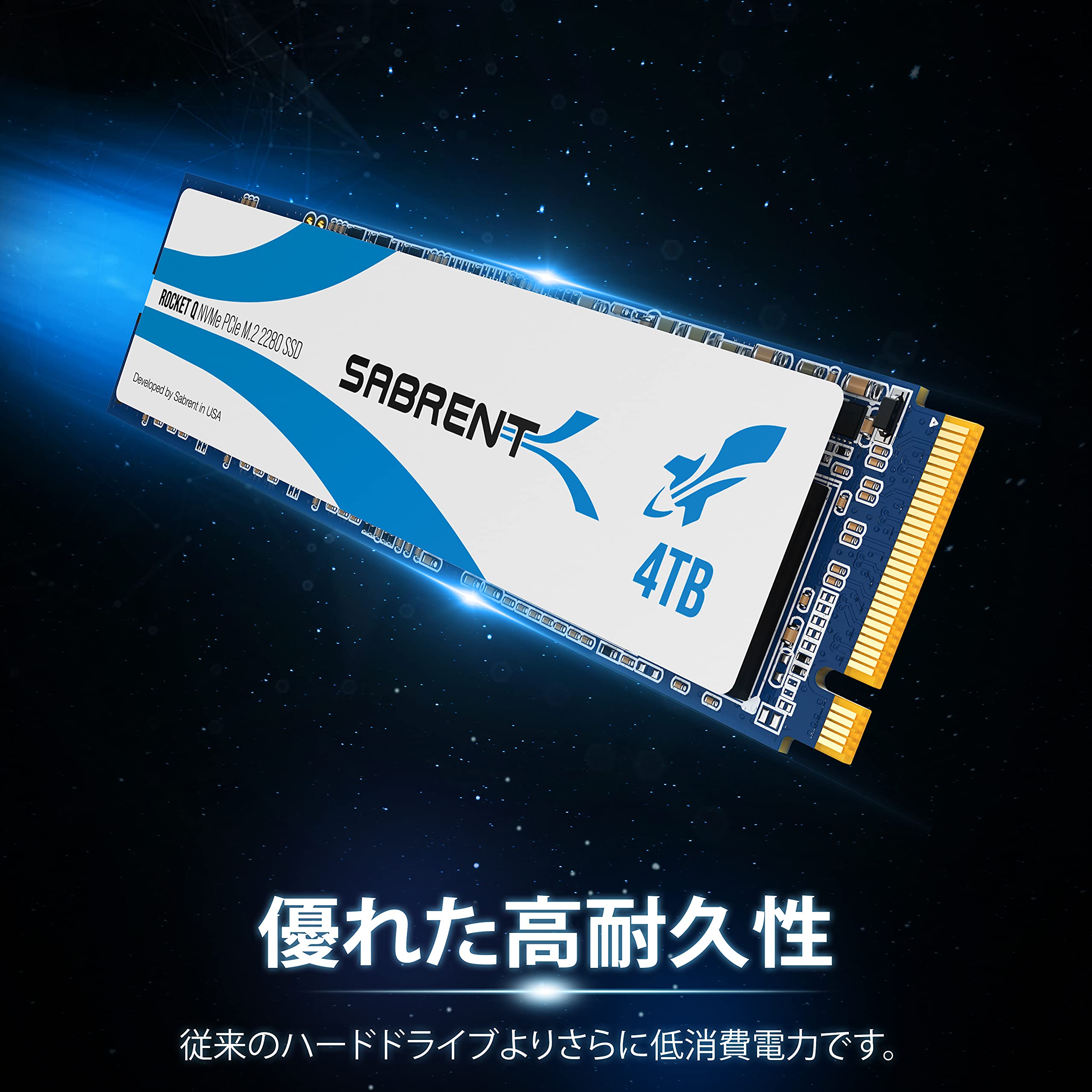 Amazon | SABRENT SSD 4TB、M.2 SSD 4TB、NVMe 4TB PCIe M.2 2280