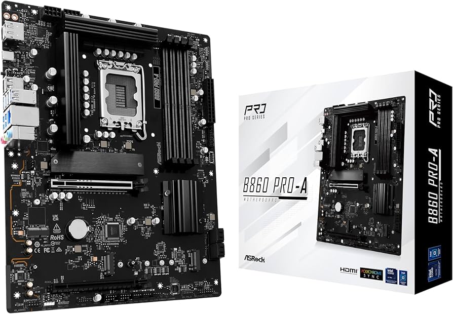 Amazon.com: ASRock B860 Pro A Intel Core Ultra DDR5 8666 MHz 256GB