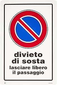 Sign 30 x 20 Divieto di sosta