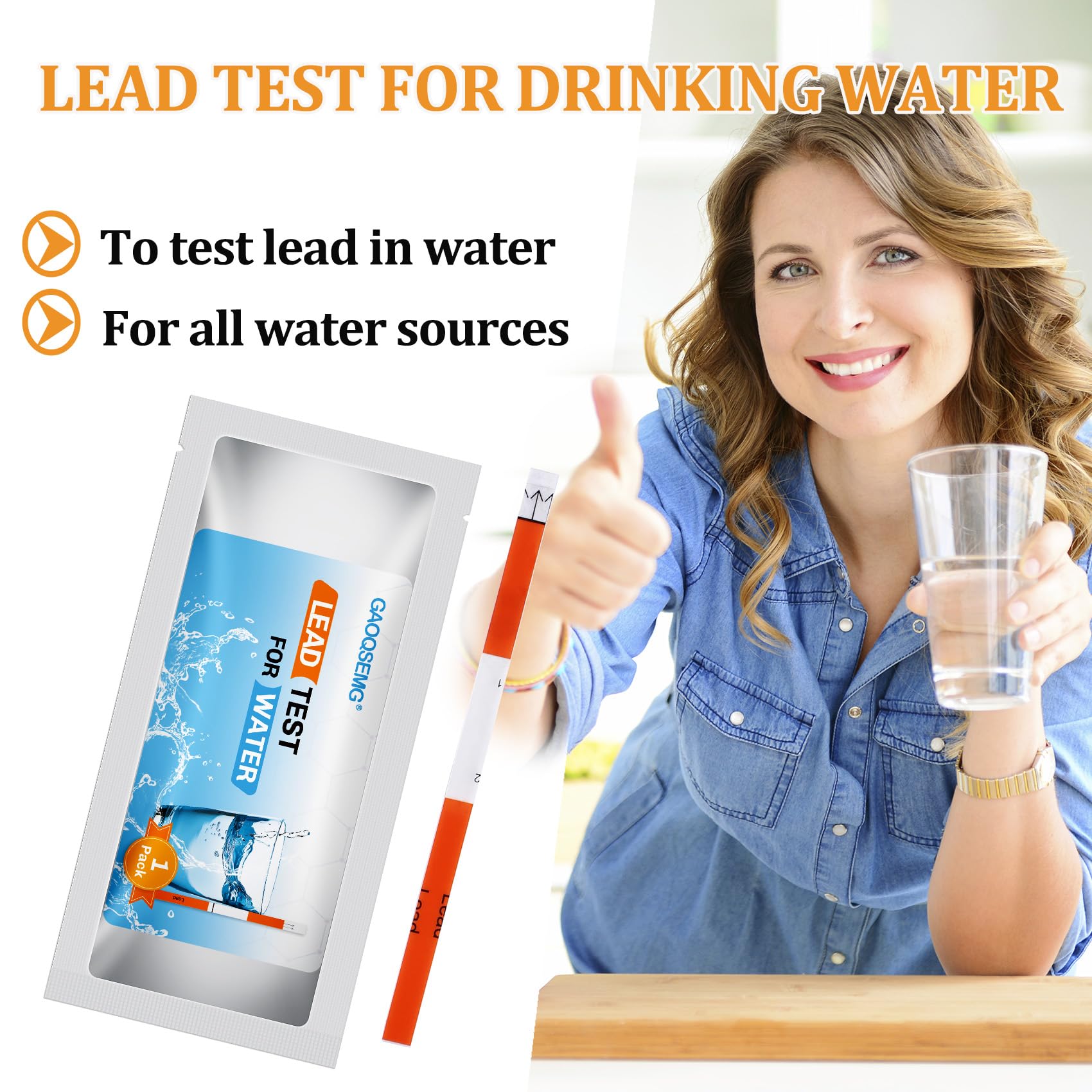 Lead Testing Kit Water,Lead Test Kit Drinking Water Test Strips Lead,1 Pack — Amazon image 2